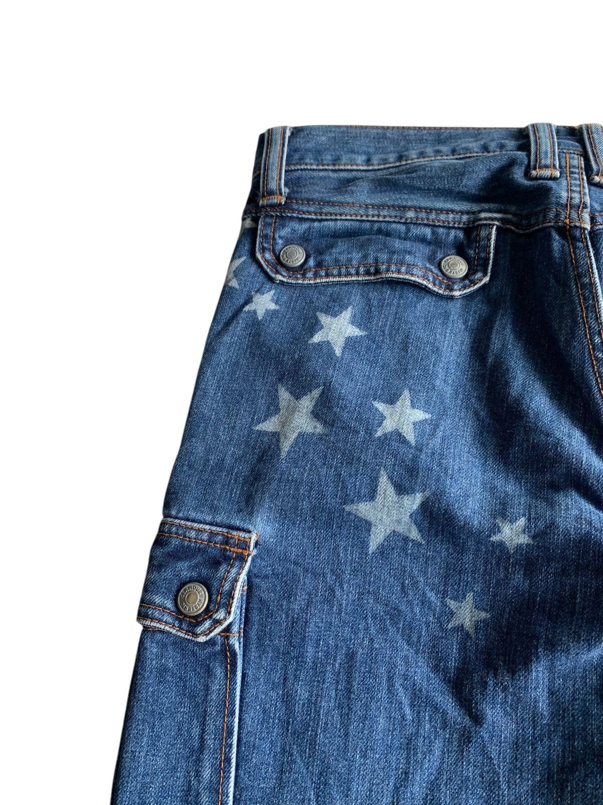 Kapital RARE💥HYSTERIC GLAMOUR STAR FLARED REPAIRED DISTRESSED DENIM Size US 30 / EU 46 - 14 Thumbnail