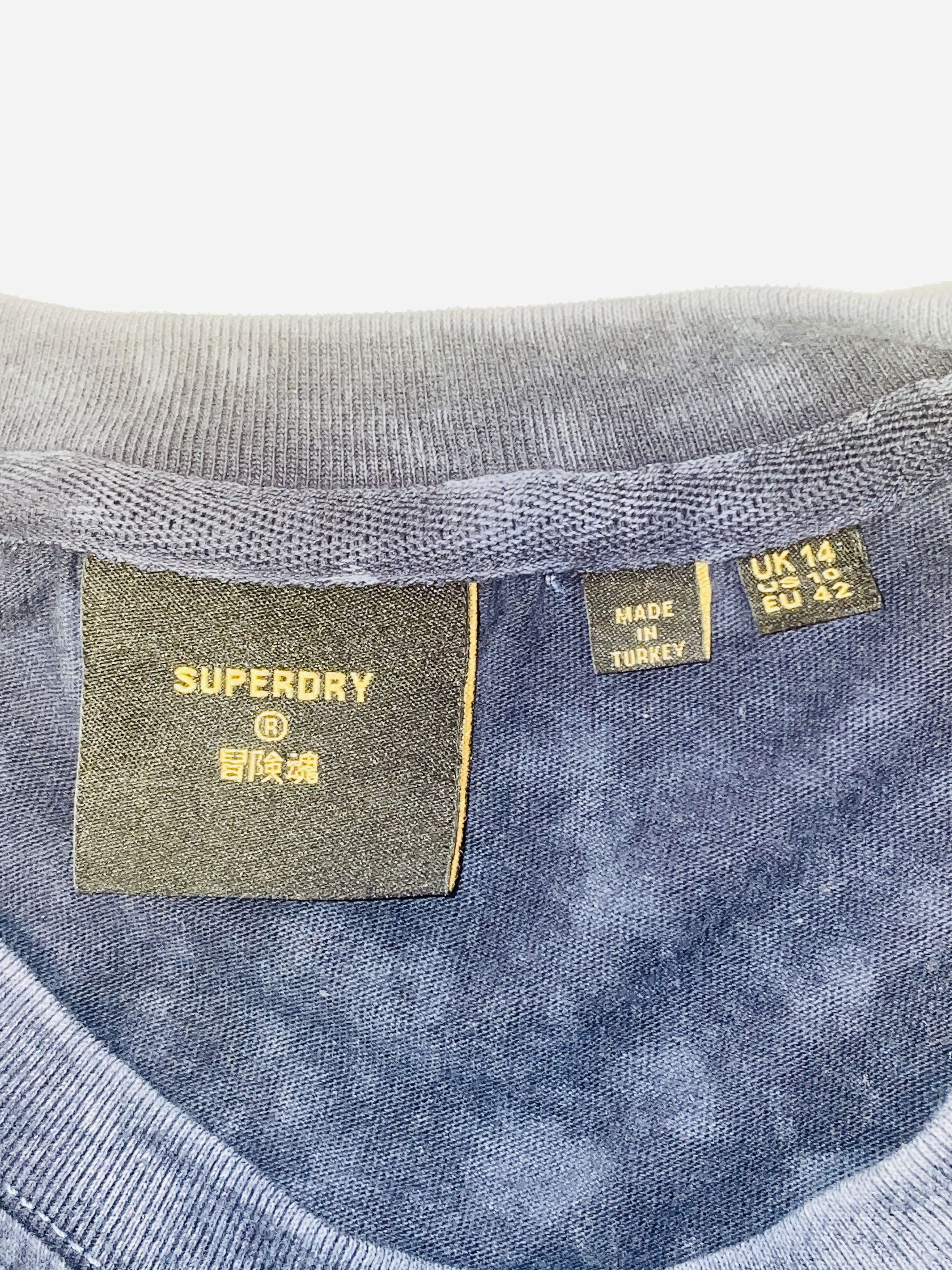 Superdry Superdry T-Shirt – Größe 42 (EU) – Blau – Surf-Design Size US M / EU 48-50 / 2 - 2 Thumbnail