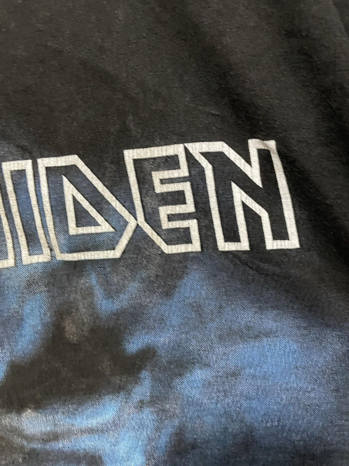 Band Tees × Iron Maiden × Vintage Vintage Trashed Iron Maiden Brave New World Tee Band T Shirt Size US XL / EU 56 / 4 - 5 Thumbnail