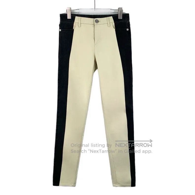 Chanel Chanel Colour-blocked cotton casual denim trousers Size 25" / US 0 / IT 36 - 1 Thumbnail