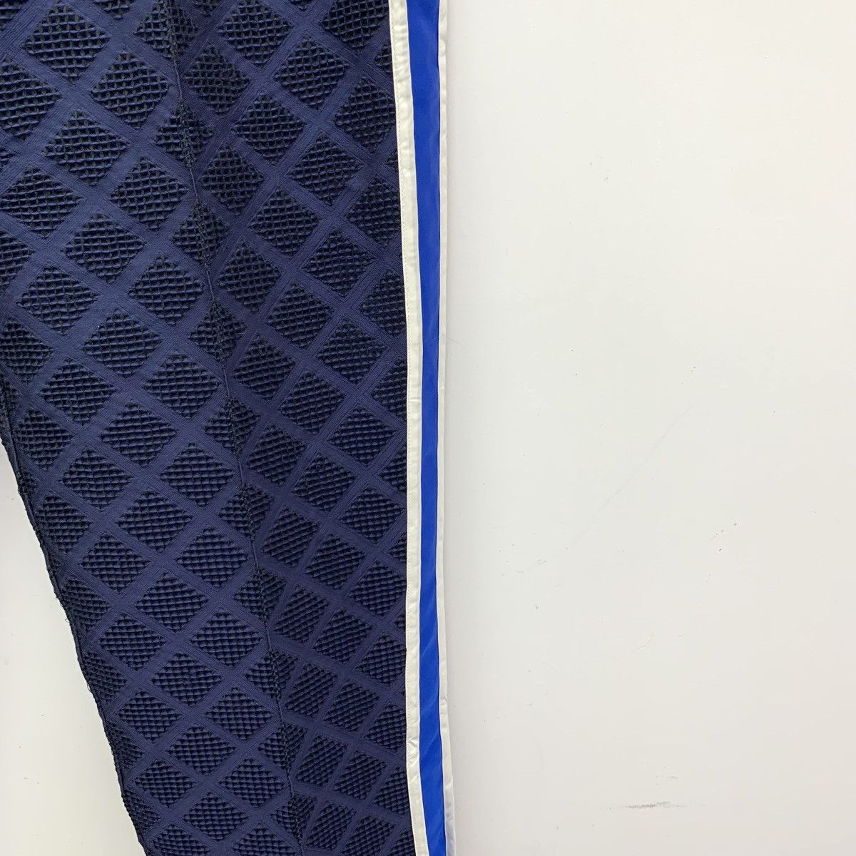 Chanel Chanel Dark Blue Diamond Check Casual Pants K26WX Size 26" / US 2 / IT 38 - 4 Thumbnail