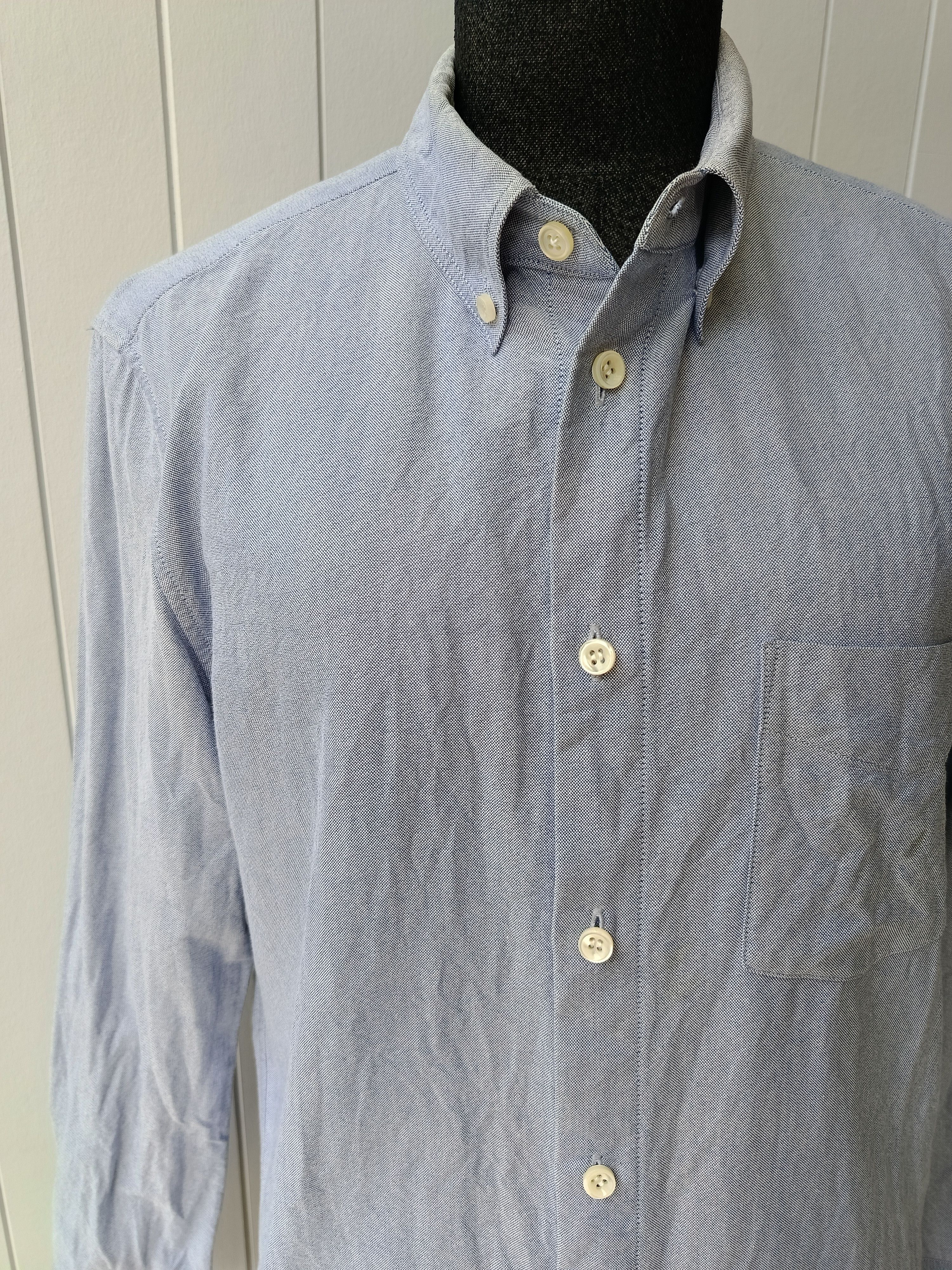 A.P.C. APC A.P.C. Rue Madame Paris blue oxford shirt XS Size US XS / EU 42 / 0 - 4 Thumbnail