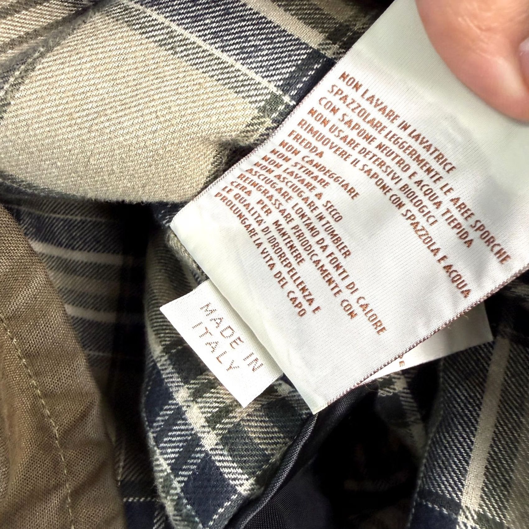 Belstaff Belstaff Fieldmaster Waxed Jacket Mens Large Olive Belted Cotton Italy Size US L / EU 52-54 / 3 - 7 Thumbnail