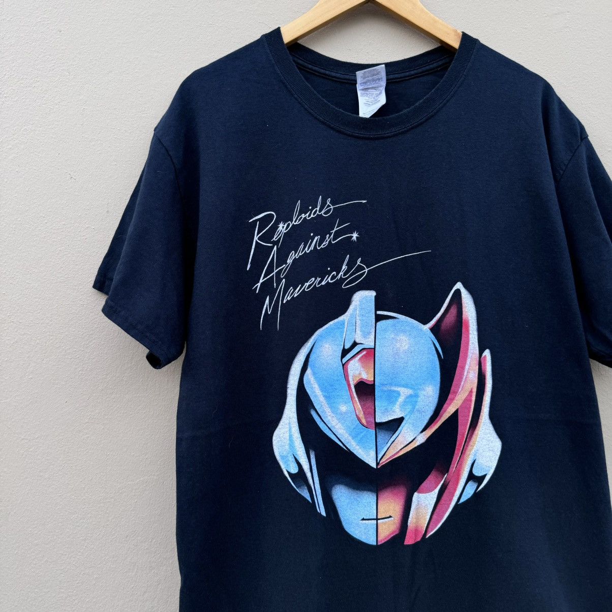 Vintage Vintage daft punk x rockman tee Size US L / EU 52-54 / 3 - 2 Thumbnail