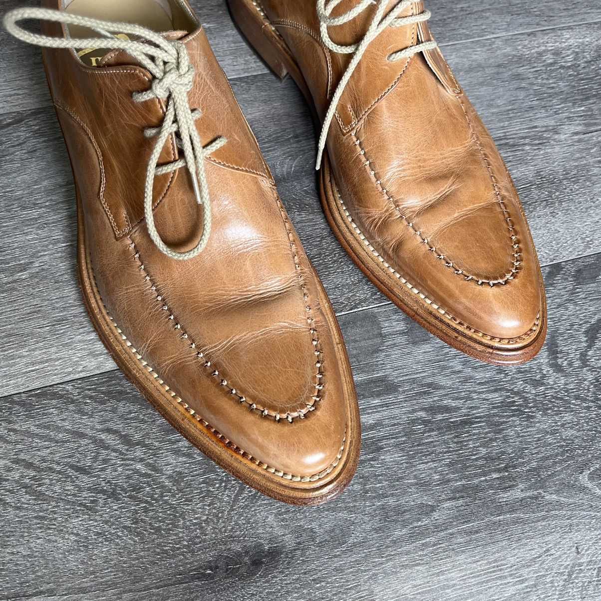 Mirage × Vintage Vintage 1980s Mirage Oxford Lace Leather Loafers Shoes 40.5 Size US 10 / EU 43 - 8 Thumbnail