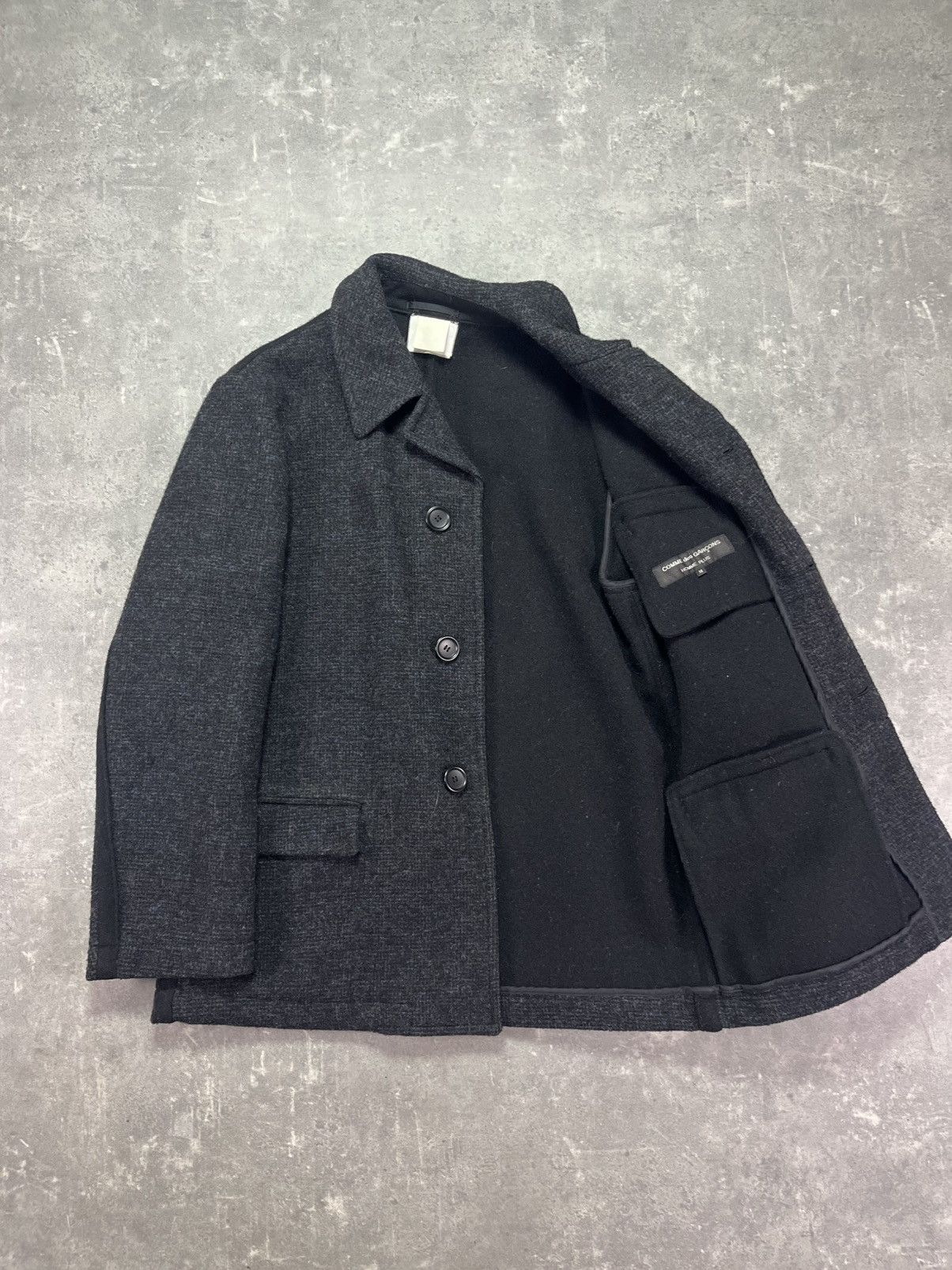 Comme des Garcons Homme Plus AD1998 Comme Des Garcons Homme Plus Striped Coat M L Size US M / EU 48-50 / 2 - 9 Thumbnail