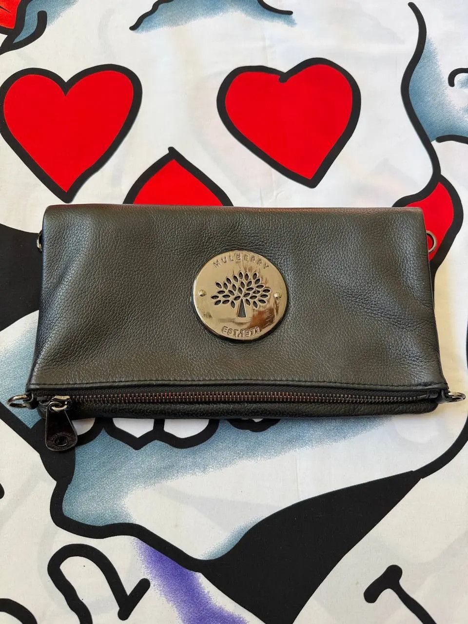 Mulberry Mulberry Clutch leather bag in black OS Size ONE SIZE - 1 Thumbnail