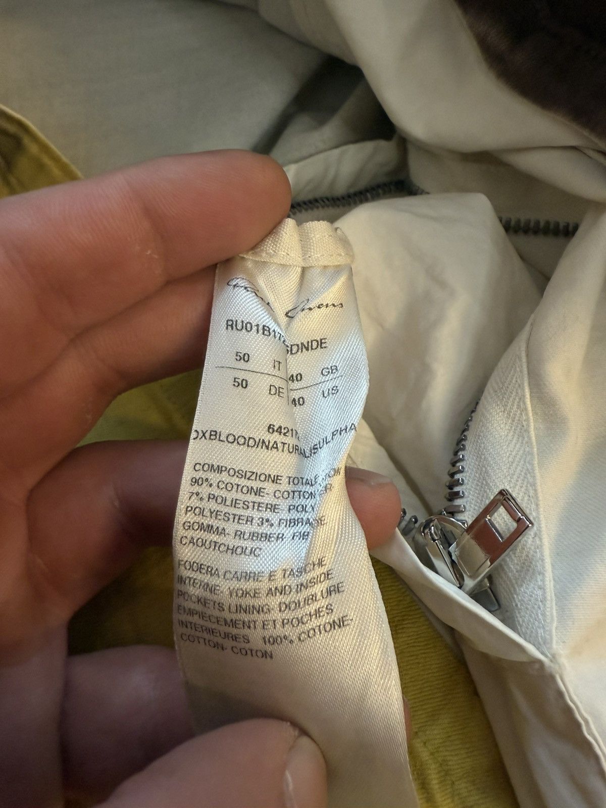 Rick Owens Rick Owens FOGACHINE JACKET S/S22 Size US M / EU 48-50 / 2 - 6 Thumbnail