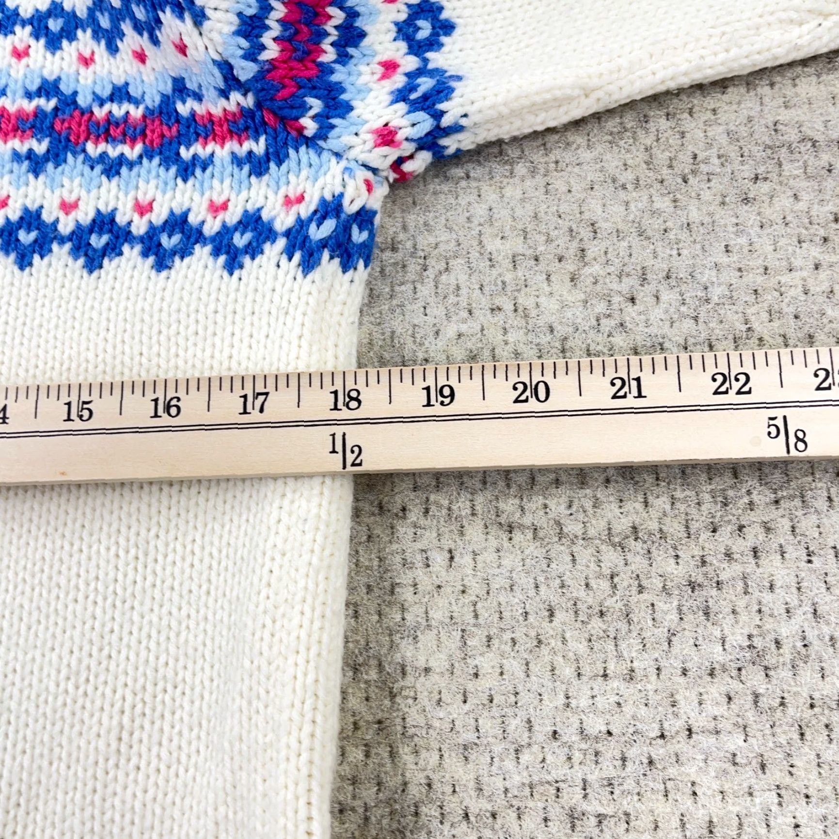 Aeropostale VINTAGE Aeropostale Sweater Cardigan Women Large White Blue Fall Winter Casual Long Sleeve Knit Size L / US 10 / IT 46 - 7 Thumbnail