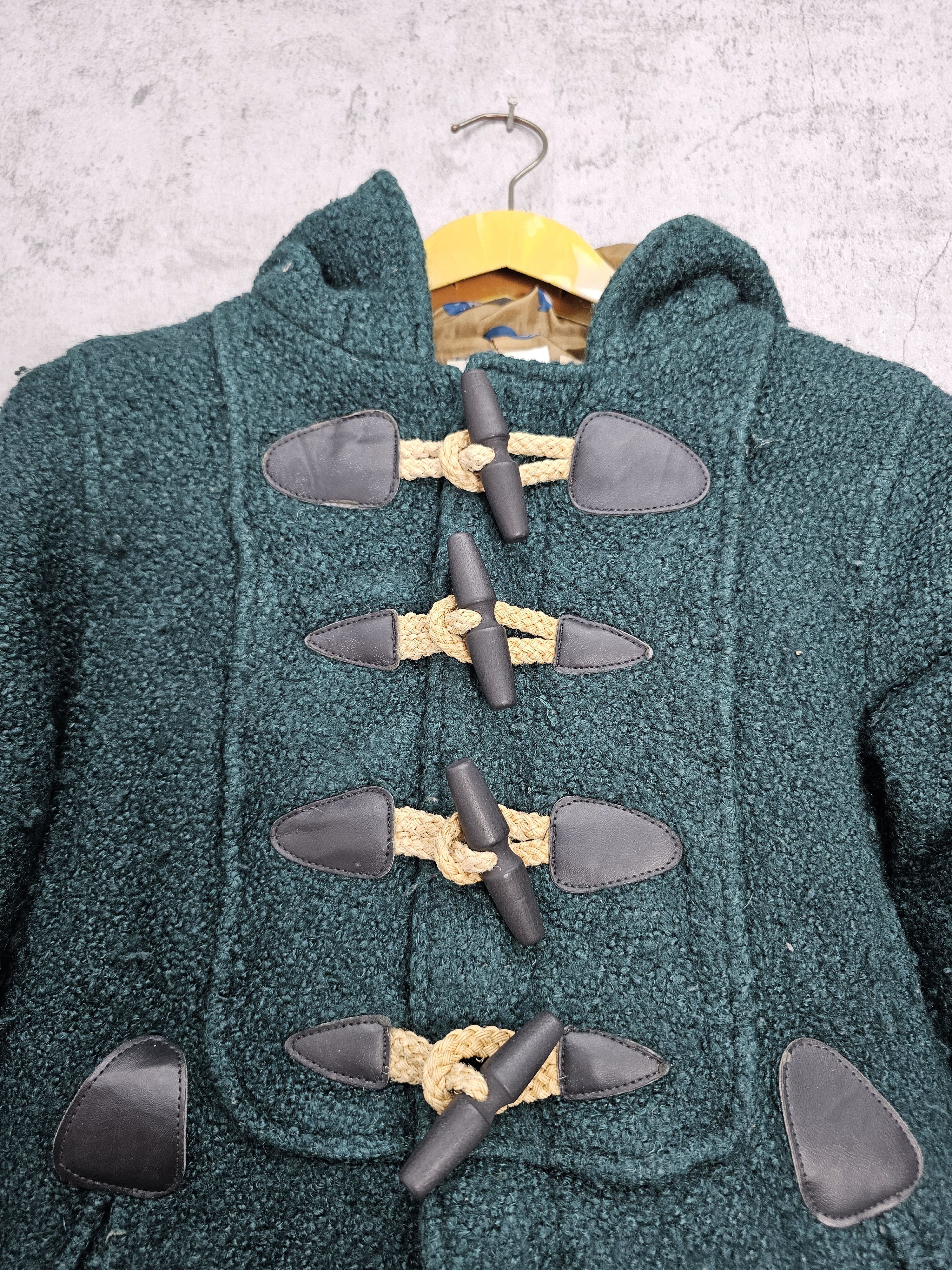 Ne-Net Vintage NE-NET Green Duffel Jacket J0068 Size XXS / US 00 / IT 34 - 8 Thumbnail
