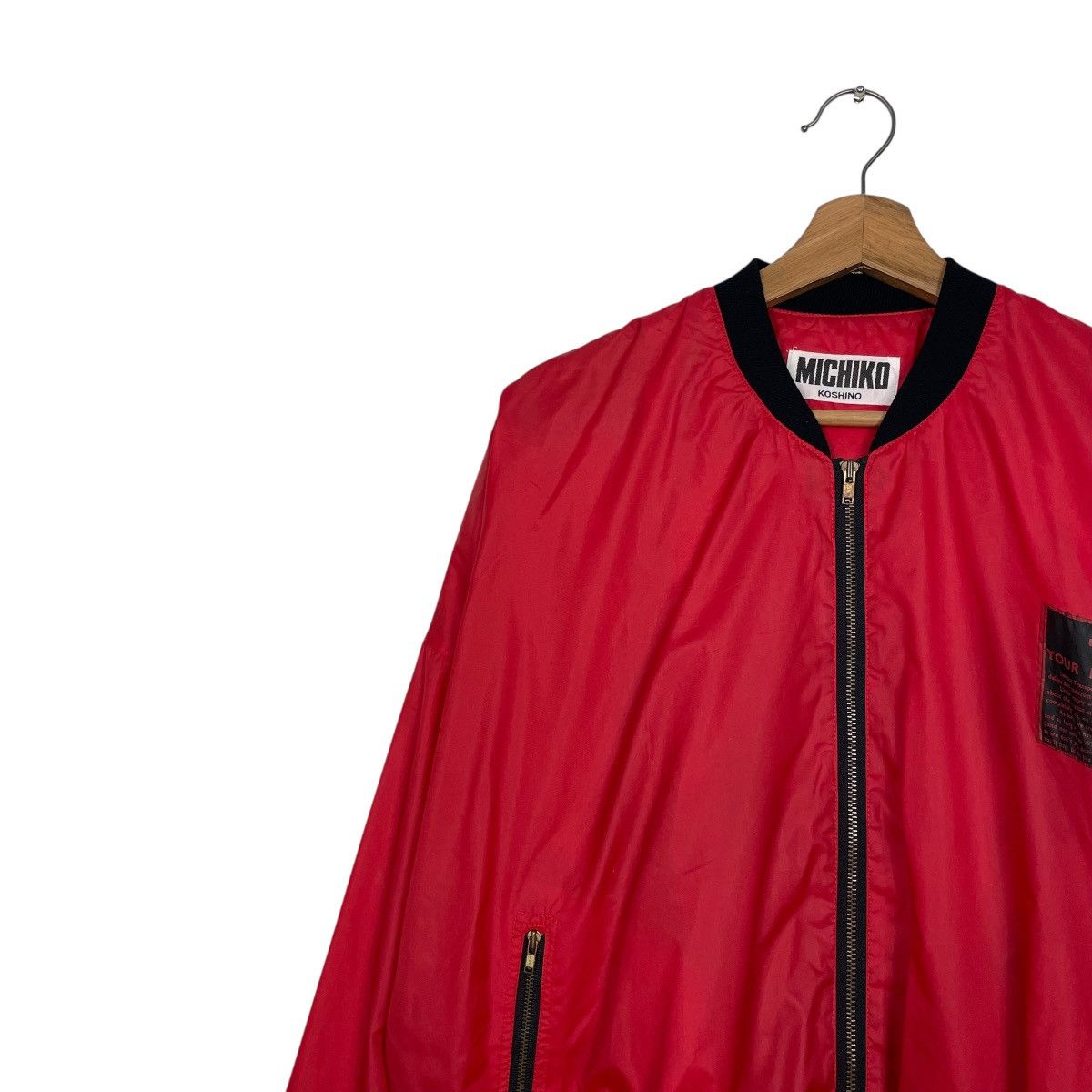 Michiko Koshino London Michiko Koshino London Big Logo Bomber Jacket Size US M / EU 48-50 / 2 - 8 Thumbnail