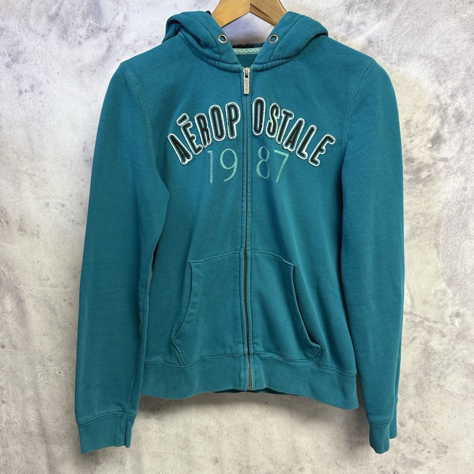 Aeropostale Aeropostale Hoodie Sweatshirt Womens Medium 18x23 Fill Zip Y Size M / US 6-8 / IT 42-44 - 2 Thumbnail