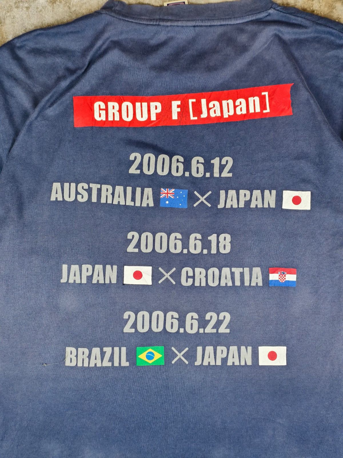 Vintage Vintage Fifa World Cup 2006 Germany Group F Japan T-Shirt Size US L / EU 52-54 / 3 - 5 Thumbnail
