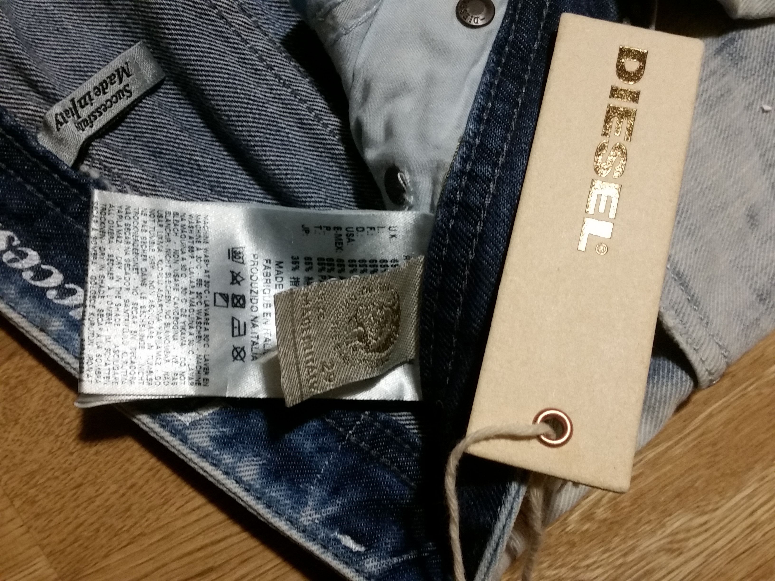 Diesel × Vintage rare DIESEL DNA Mutation SHIONER W30 L32 slim skinny W29 L34 Size US 30 / EU 46 - 11 Thumbnail
