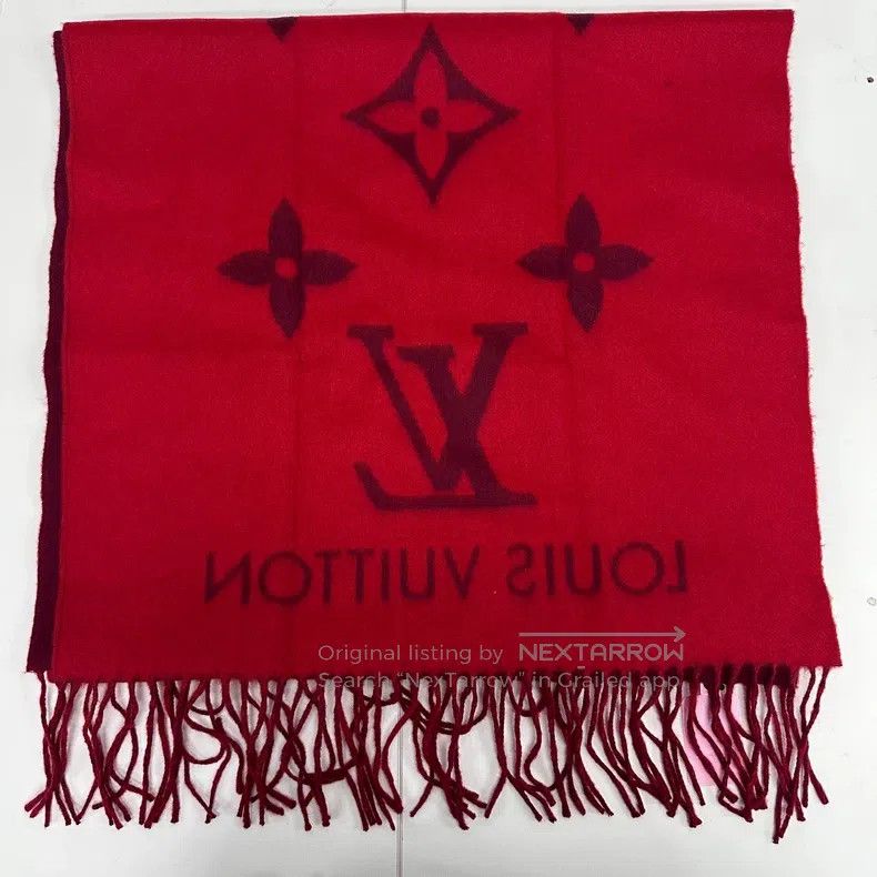 Louis Vuitton Louis Vuitton Double-faced cashmere scarf Size ONE SIZE - 1 Thumbnail