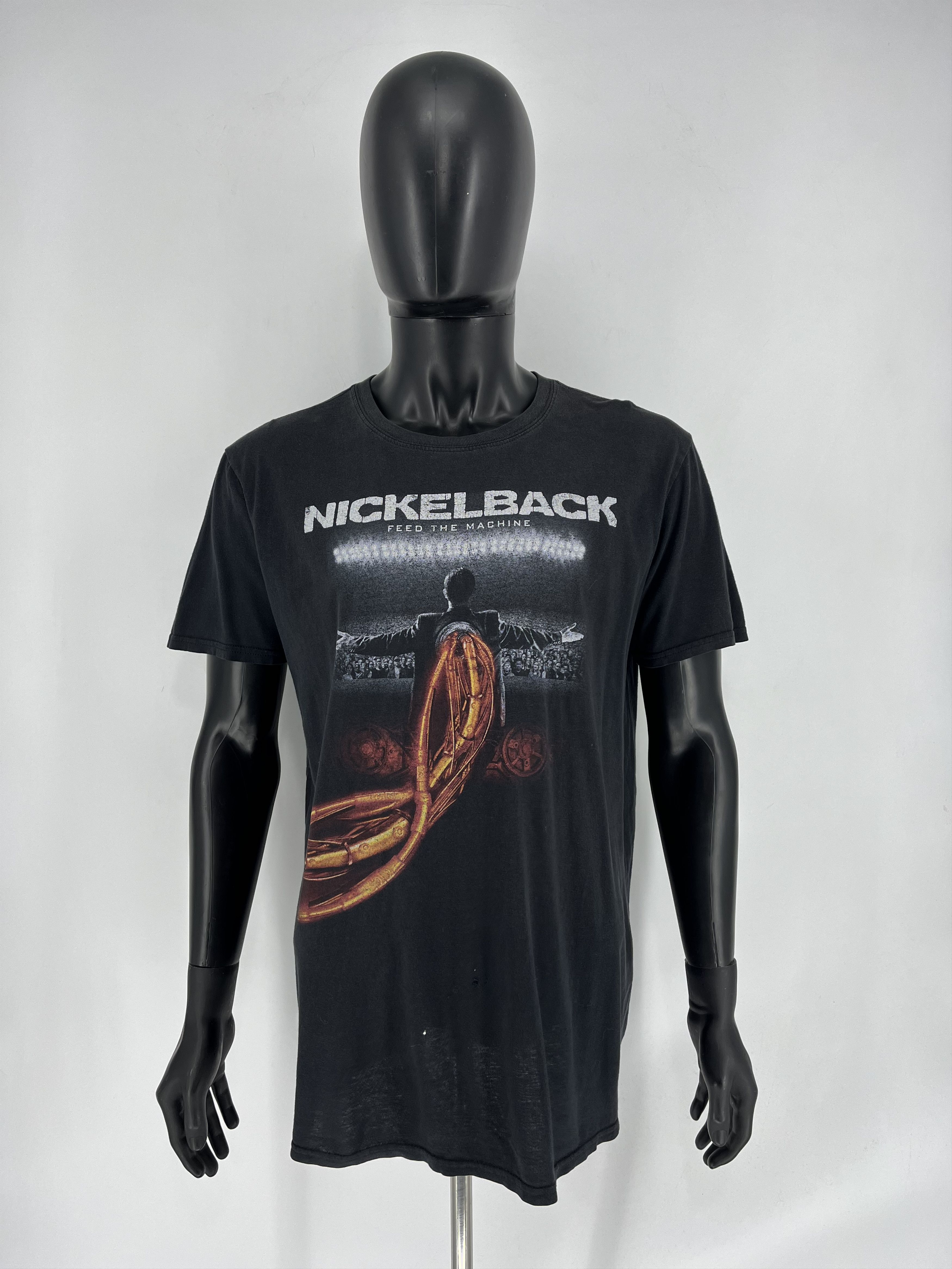 Band Tees × Vintage Nickelback Feed The Machine Tour T-Shirt 2018 Size L Size US L / EU 52-54 / 3 - 2 Thumbnail