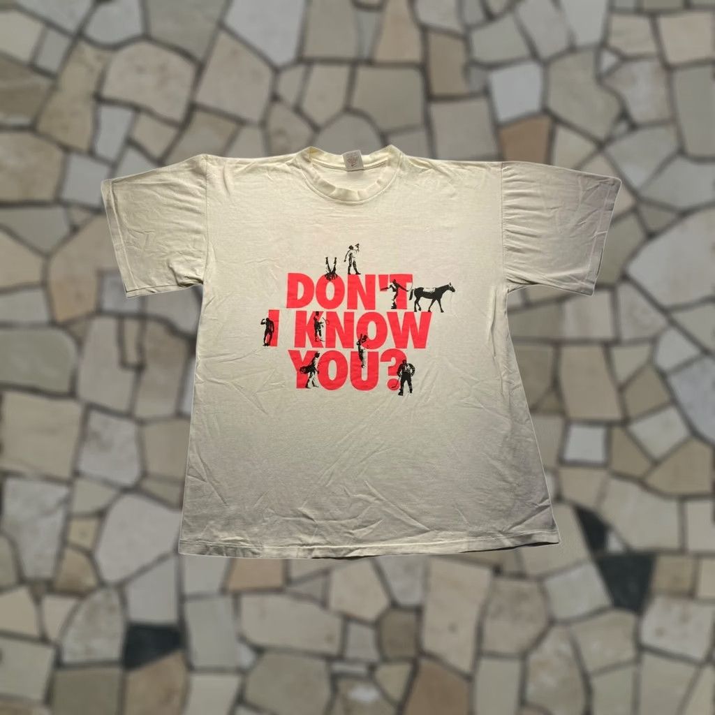 Nike VINTAGE Nike T-Shirt Men XL Short Sleeve Cream Graphic Tee Mens XL Snike Size US XL / EU 56 / 4 - 1 Thumbnail