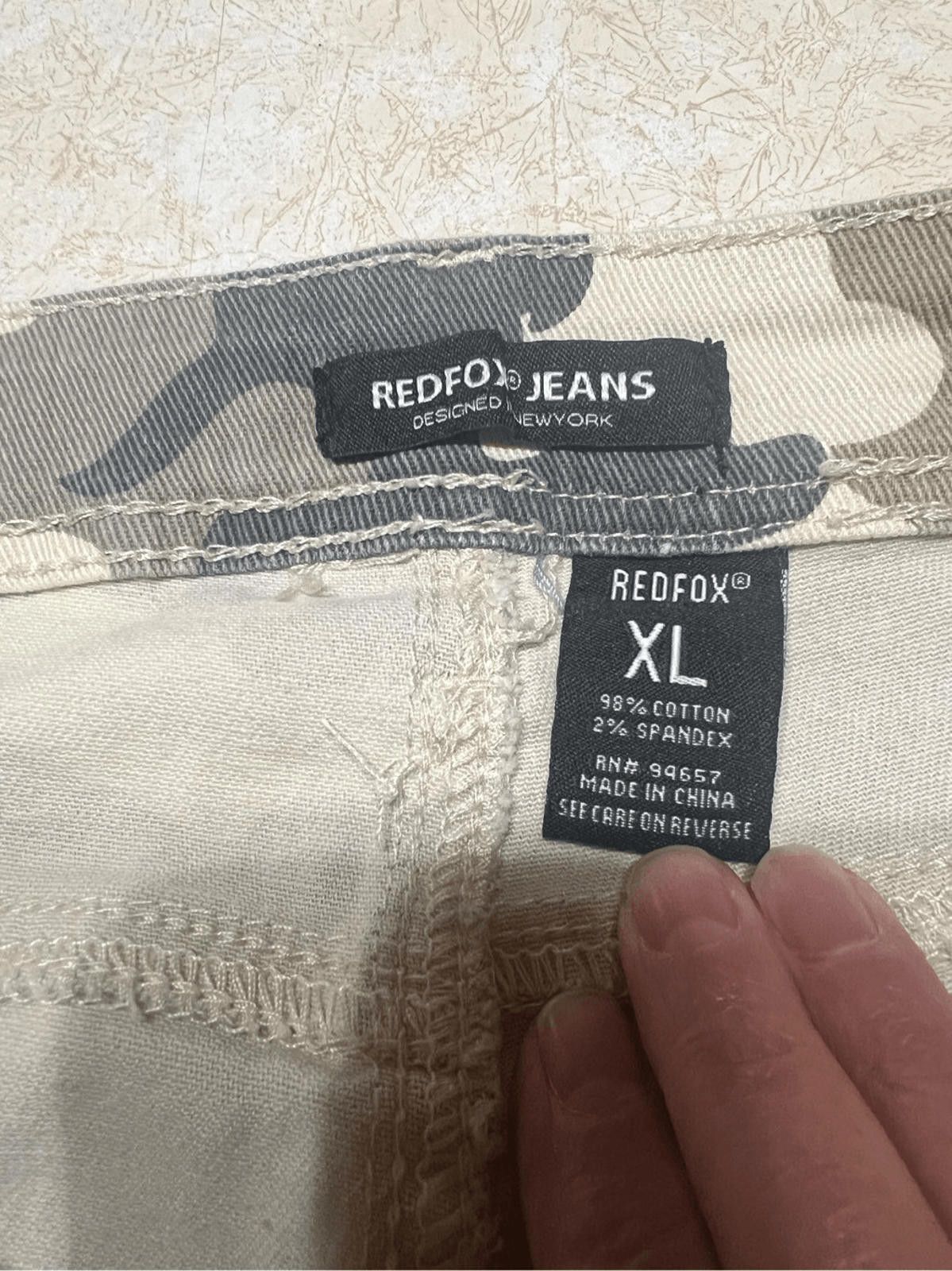 Designer RED FOX WOMEN'S STACKED TWILL PANTS (KHAKI CAMO) Sz XL Size 40" / US 18 - 3 Thumbnail