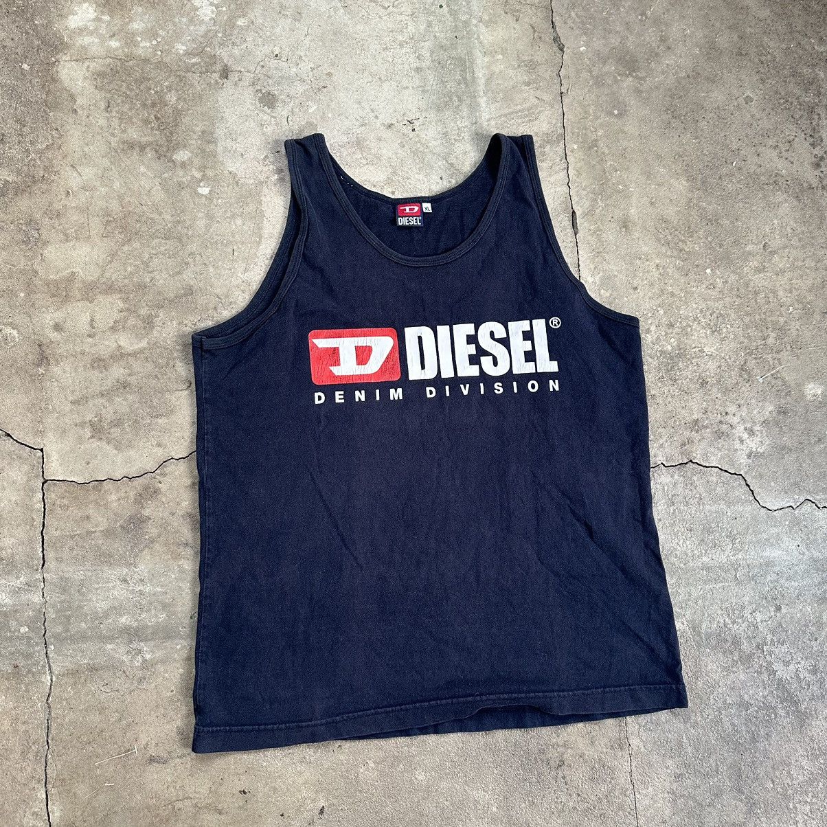 Diesel Vintage y2k Diesel avantgarde Tank Top t shirt Size US XL / EU 56 / 4 - 2 Thumbnail