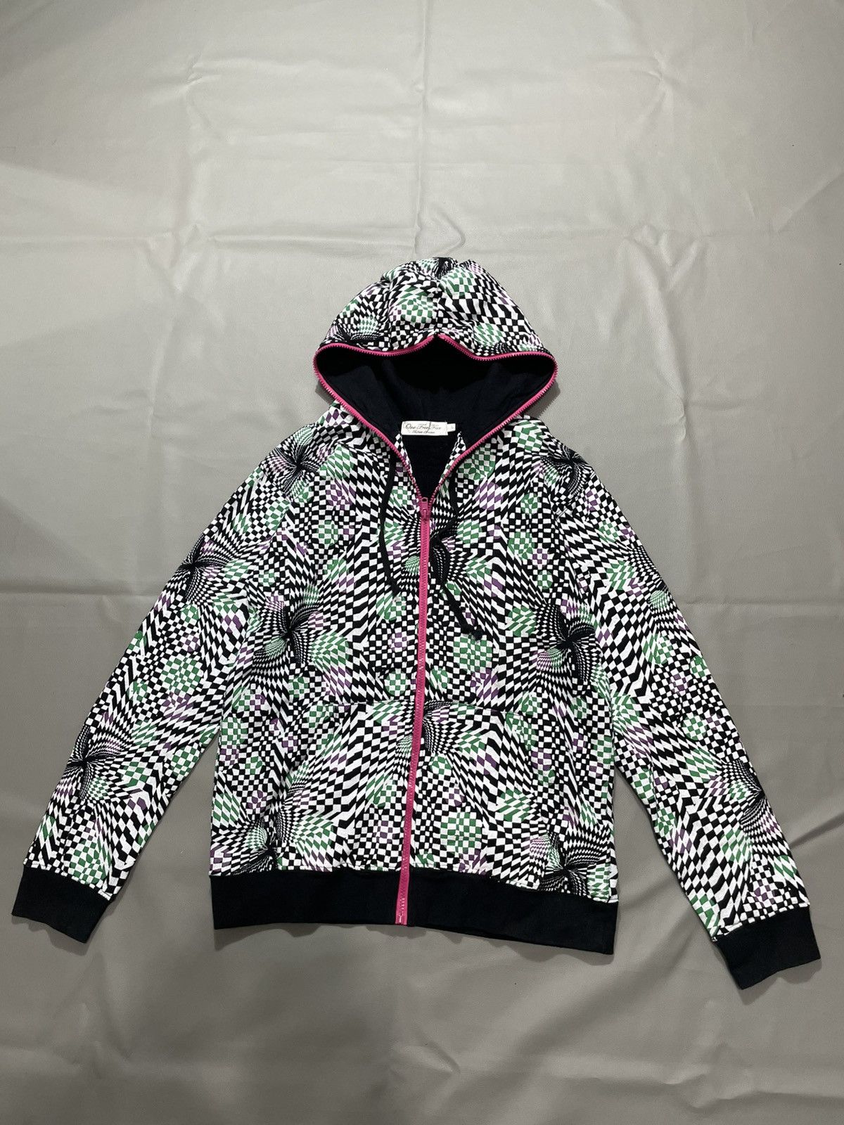 Hysteric Glamour Japanese Psychedelic Checked Hoodie Mask cyber Size US L / EU 52-54 / 3 - 7 Thumbnail