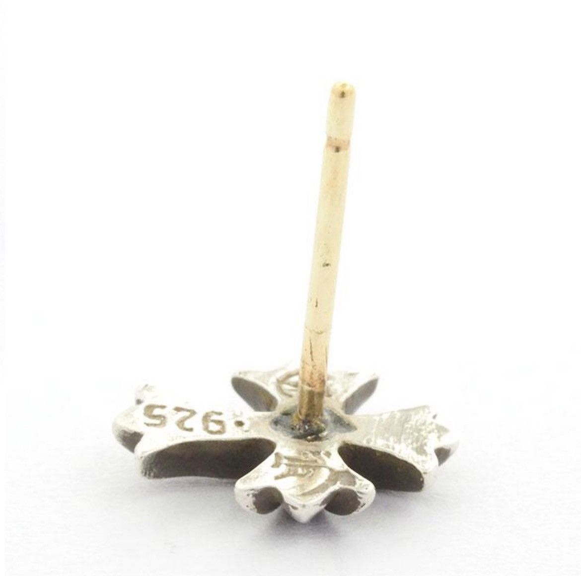 Chrome Hearts Chrome Hearts Ruby CH Cross stud earring Size ONE SIZE - 3 Thumbnail