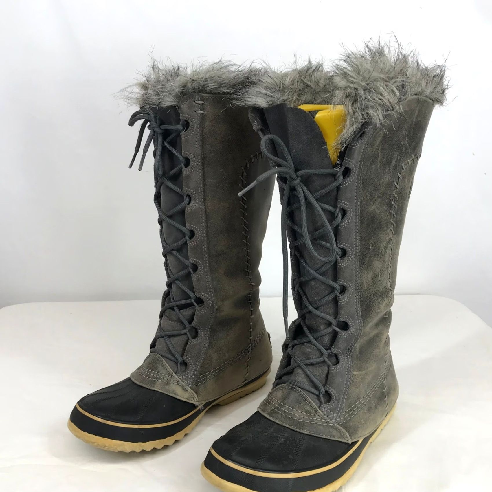 SOREL Sorel Tofino Waterproof Gray Leather Flat Boot Mens Winter Knee High Shoes Size US 11 / IT 41 - 2 Thumbnail
