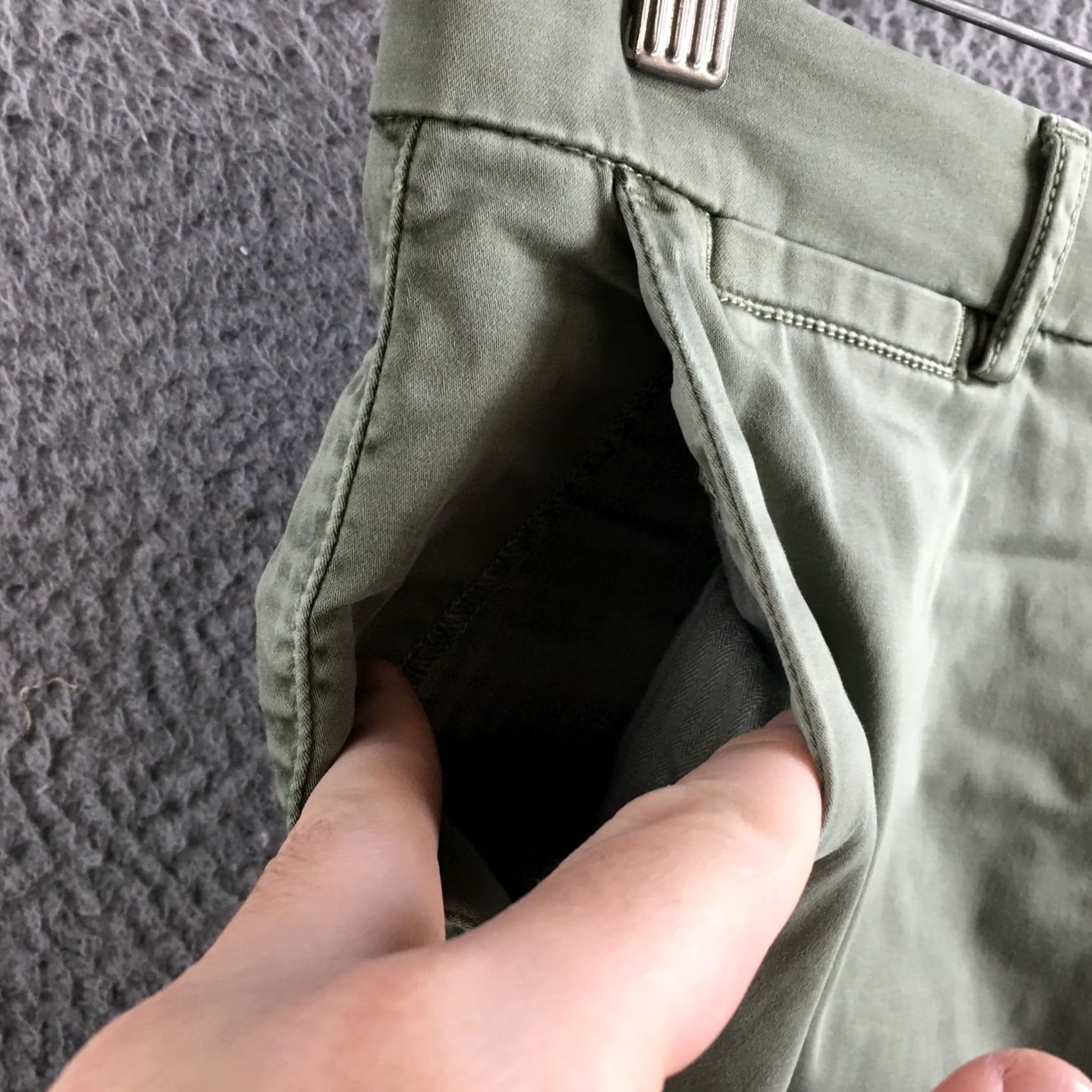 Banana Republic Banana Republic Pants Womens 0P Olive Green Straight Leg Zip Fly Chino Stretch Pants Regular Womens 0P Olive Green Straight Leg Chino Stretch Size 25" / US 0 / IT 36 - 6 Thumbnail