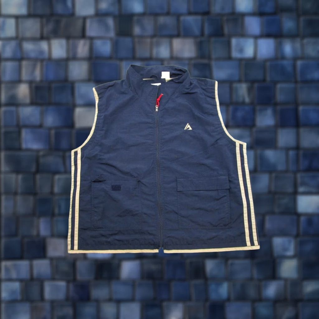 Athletic Works VINTAGE Athletic Works Vest Windbreaker Mens L Nylon Blue Lightweight Windbreaker Size US L / EU 52-54 / 3 - 1 Thumbnail