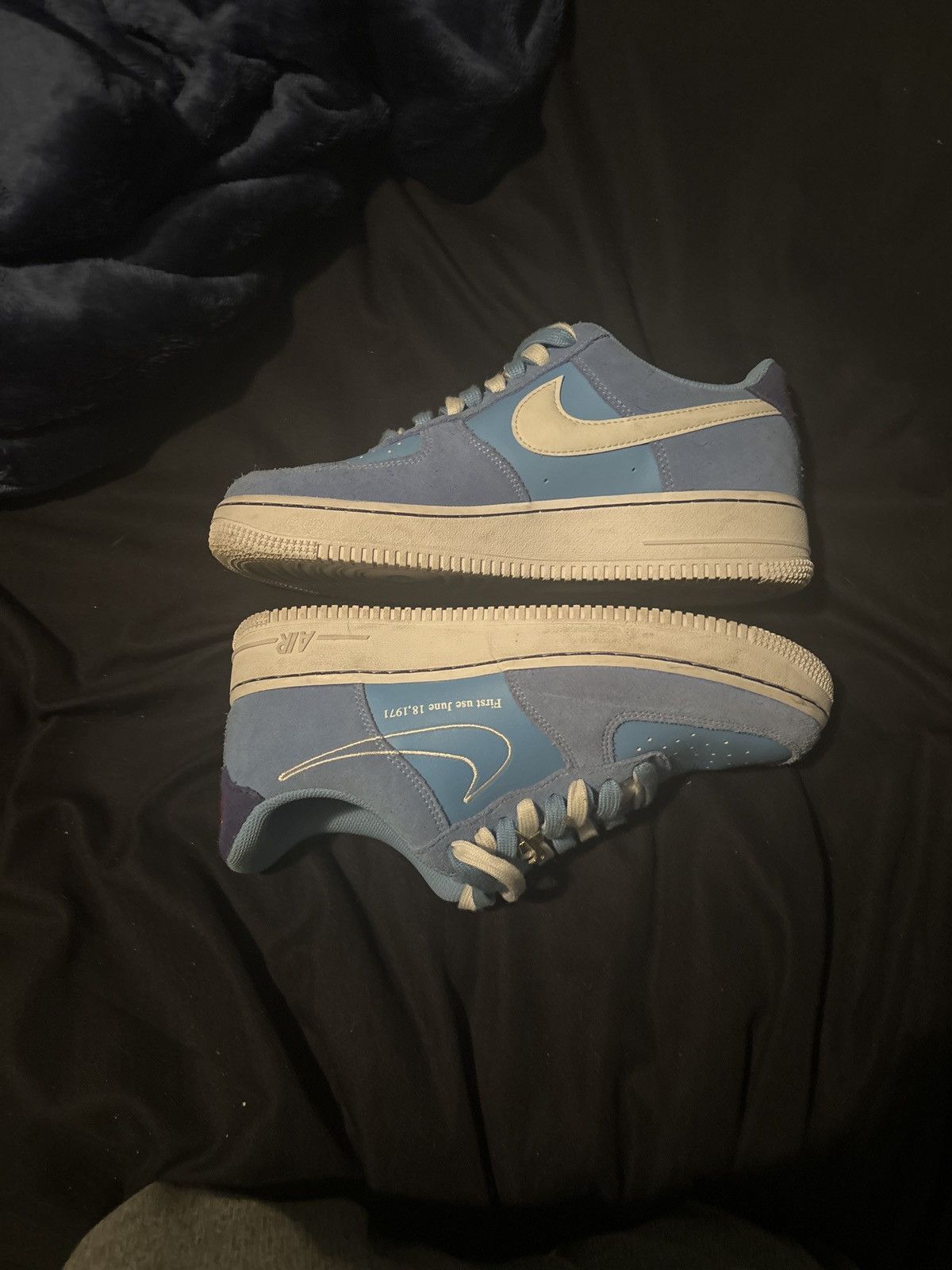 Nike Air Force 1 First Use University Blue Size US 7.5 / EU 40-41 - 2 Thumbnail