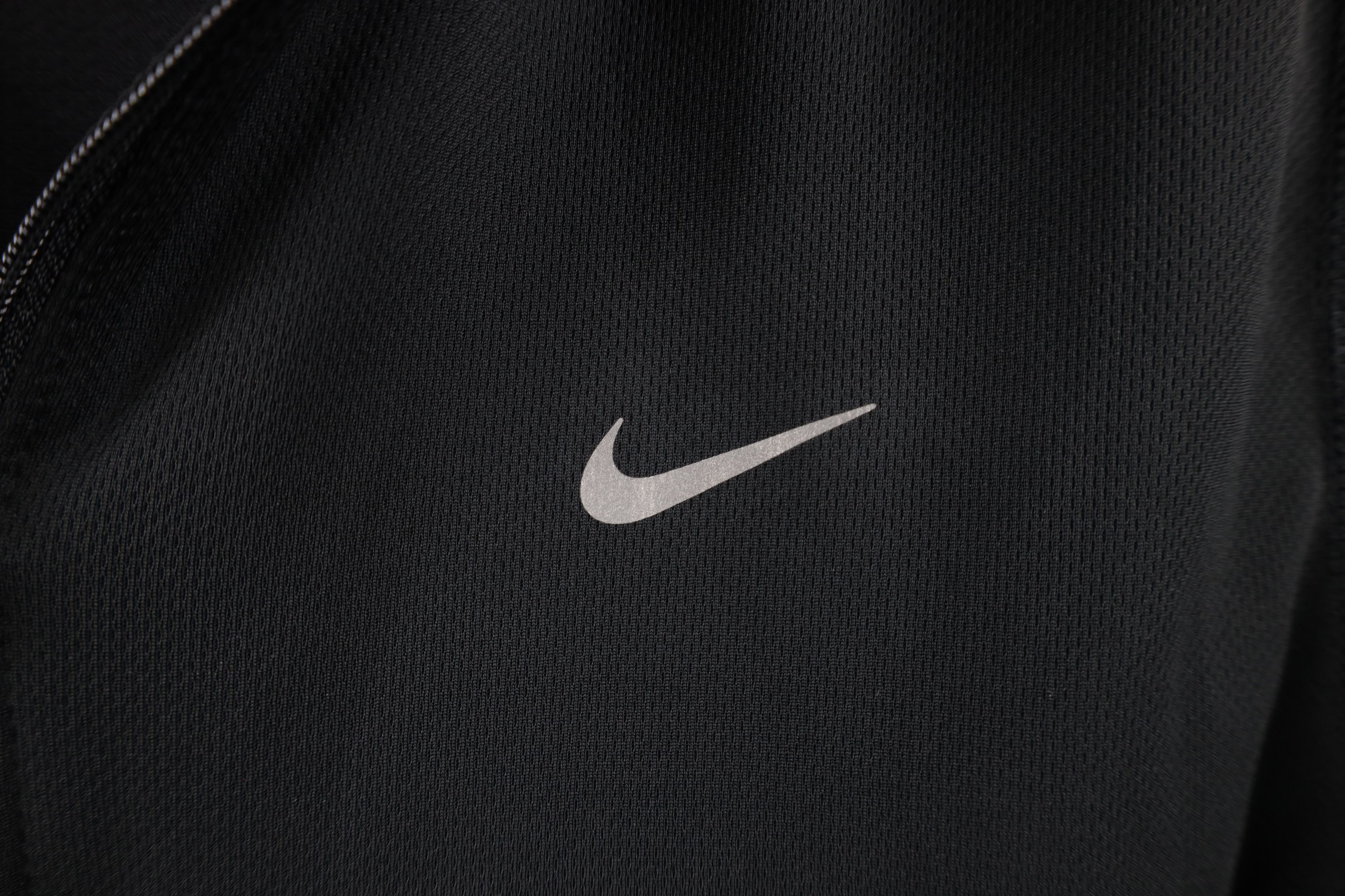 Nike × Vintage Nike Running Swoosh Lightweight Half Zip Pullover Top Black Size US M / EU 48-50 / 2 - 4 Thumbnail