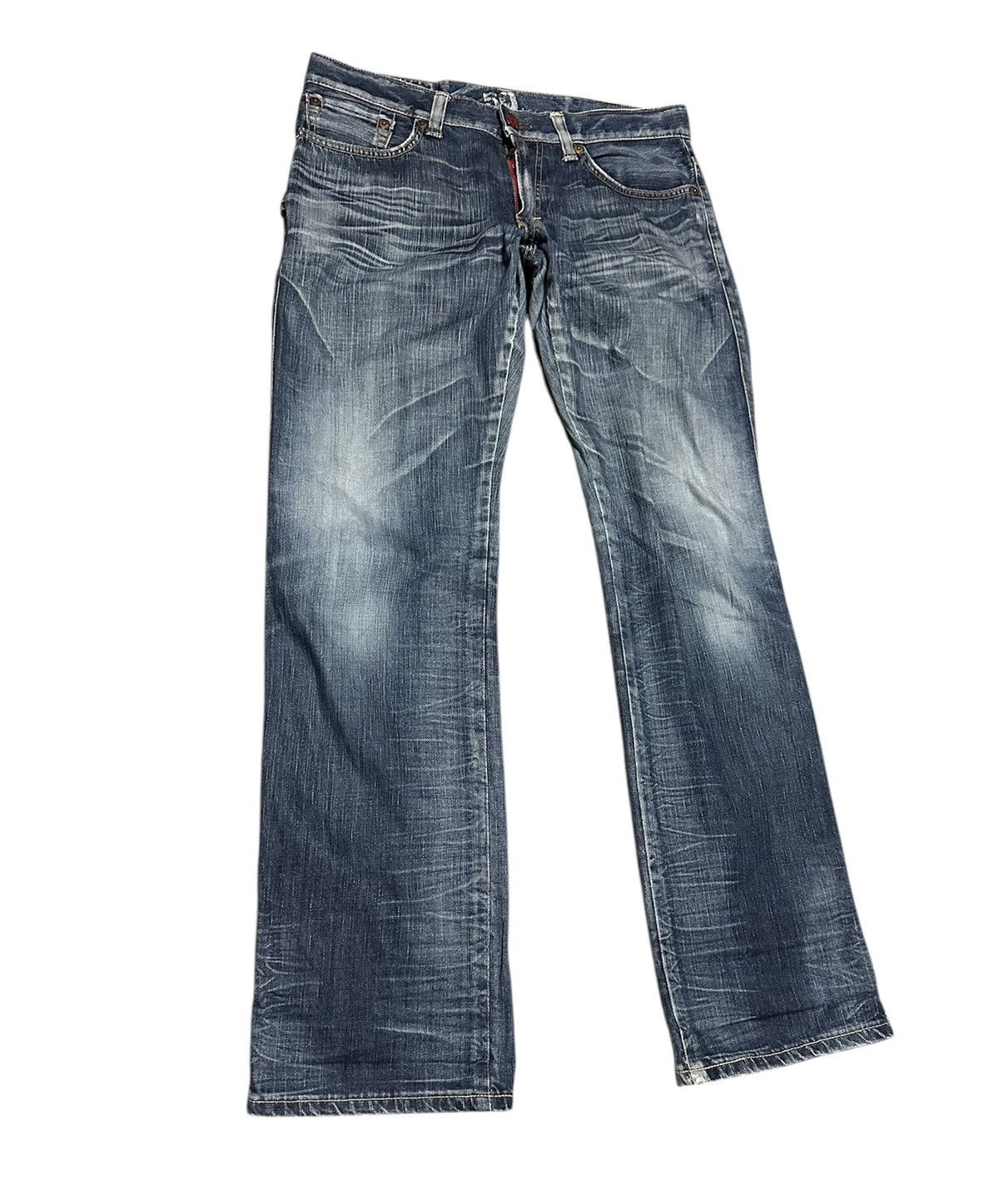 Vintage Edwin 503 Blue Trip Straight Leg Jeans