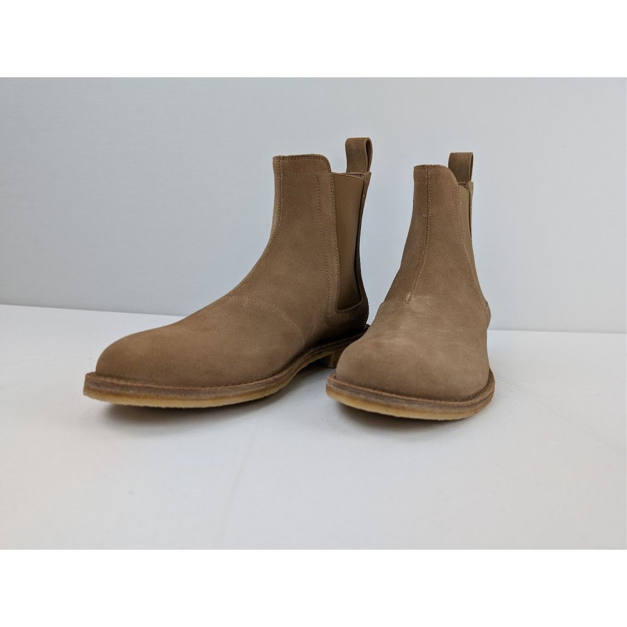 Bottega Veneta o1rshd1 Suede Chelsea Boots in Light Brown Size US 8 / EU 41 - 7 Thumbnail