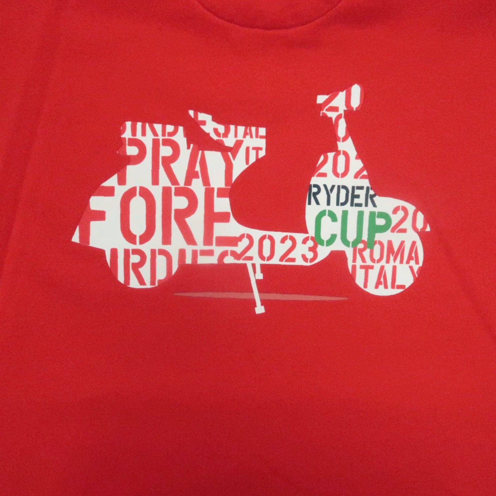 G/FORE G/Fore Hoodie Mens Medium Red Hooded Pullover Hoodie Ciao Ryder Cup 2023 G Fore Size US M / EU 48-50 / 2 - 6 Thumbnail
