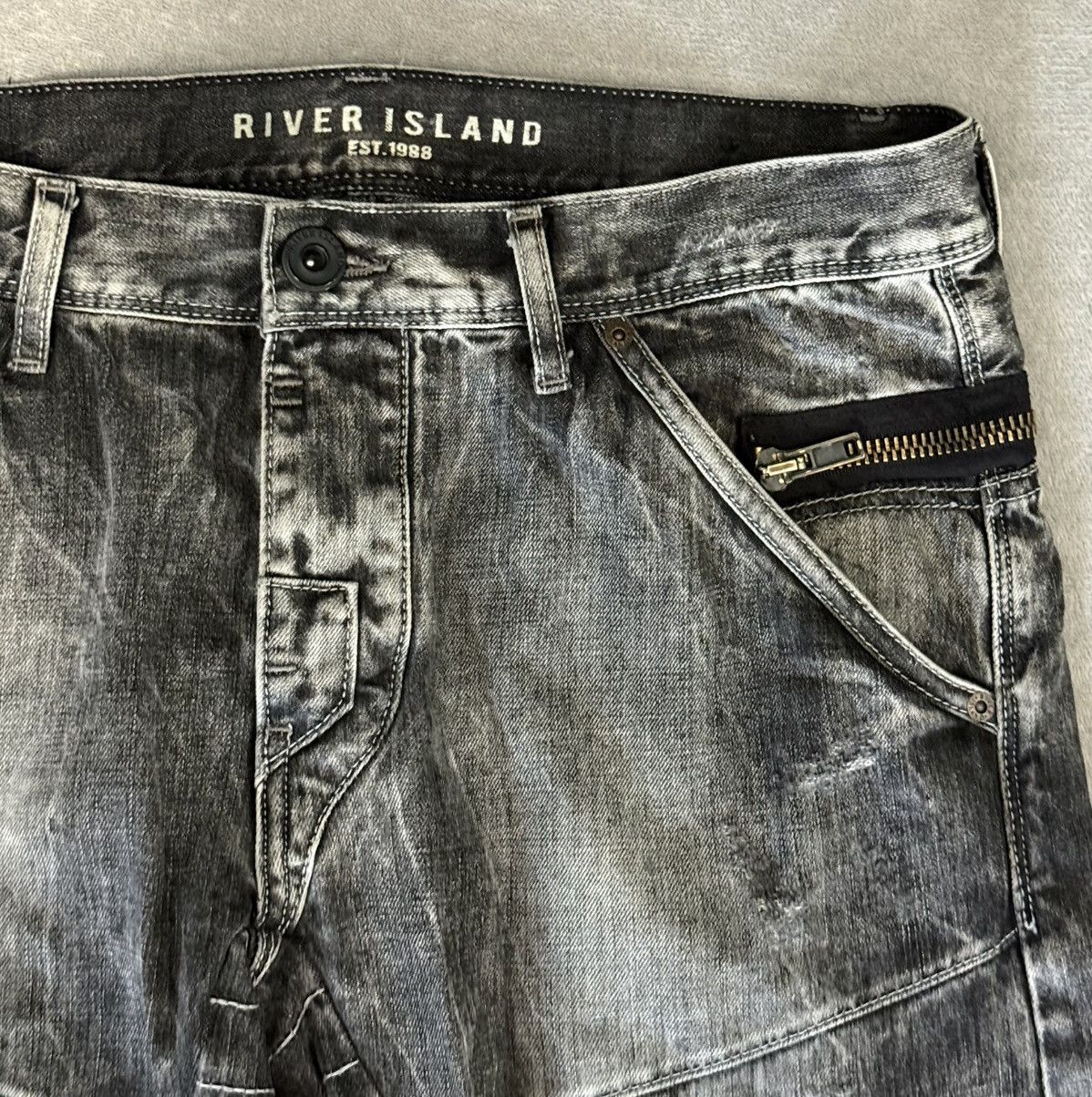 River Island Indie Sleaze Jeans River Island Size US 30 / EU 46 - 3 Thumbnail