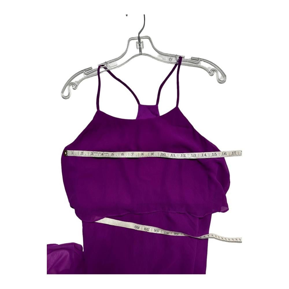 Designer Gianni Bini l Purple Flowy Maxi Dress Size 6 Size M / US 6-8 / IT 42-44 - 4 Thumbnail