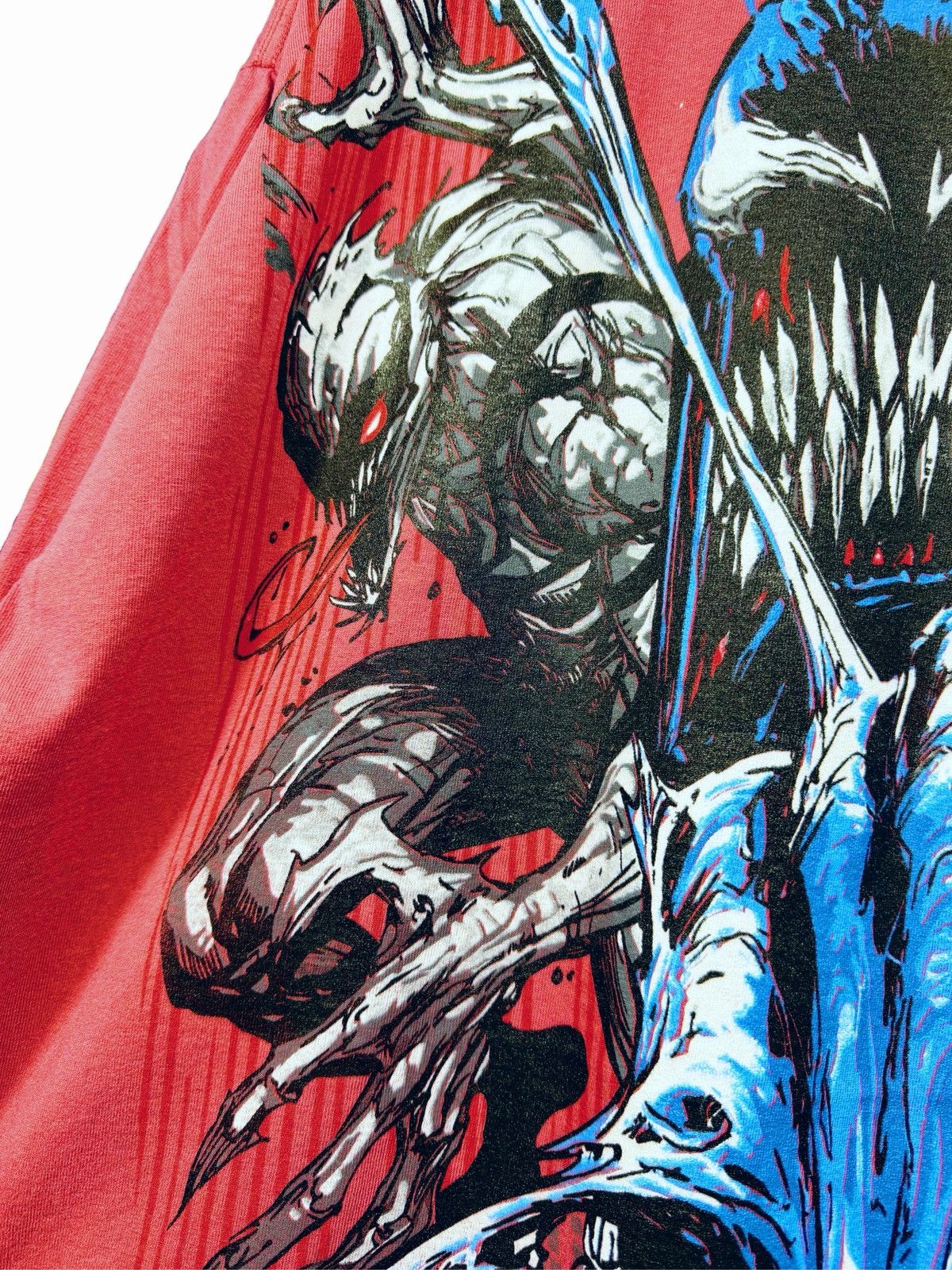 Marvel Comics VINTAGE RUSH KNULL VENOM SPIDERMAN CARNAGE FADED RED TEE VTG Size US XXL / EU 58 / 5 - 8 Thumbnail