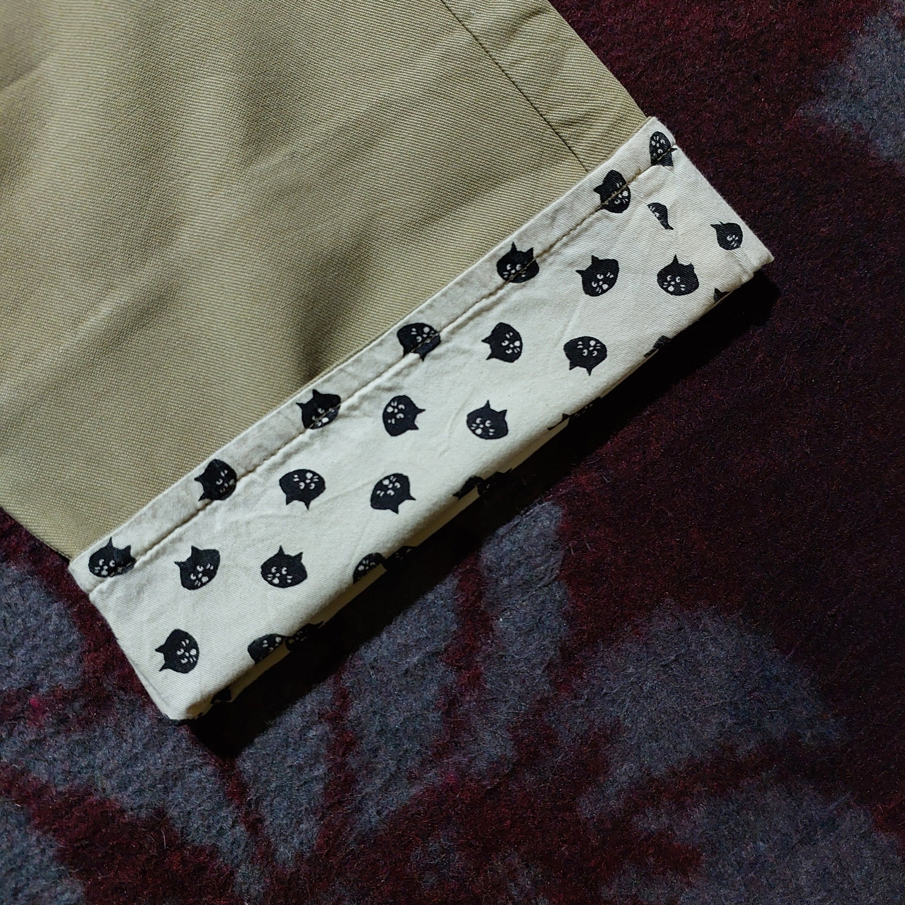 Ne-Net Ne-Net issey miyake cat iconic embroidery long pants Size US 29 - 6 Thumbnail