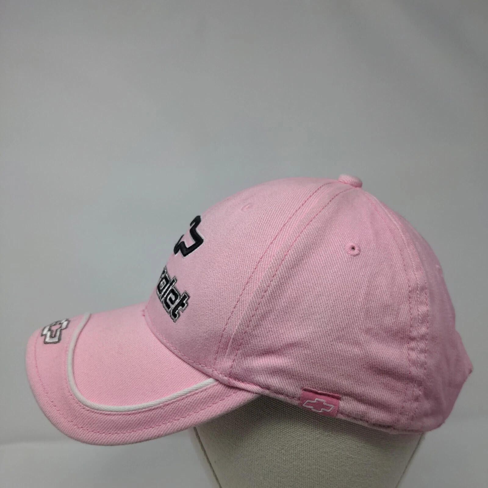 Chevrolet 2000s Chevrolet Logo Pink Strapback Hat Racing GM OSFA Clean Size ONE SIZE - 2 Thumbnail