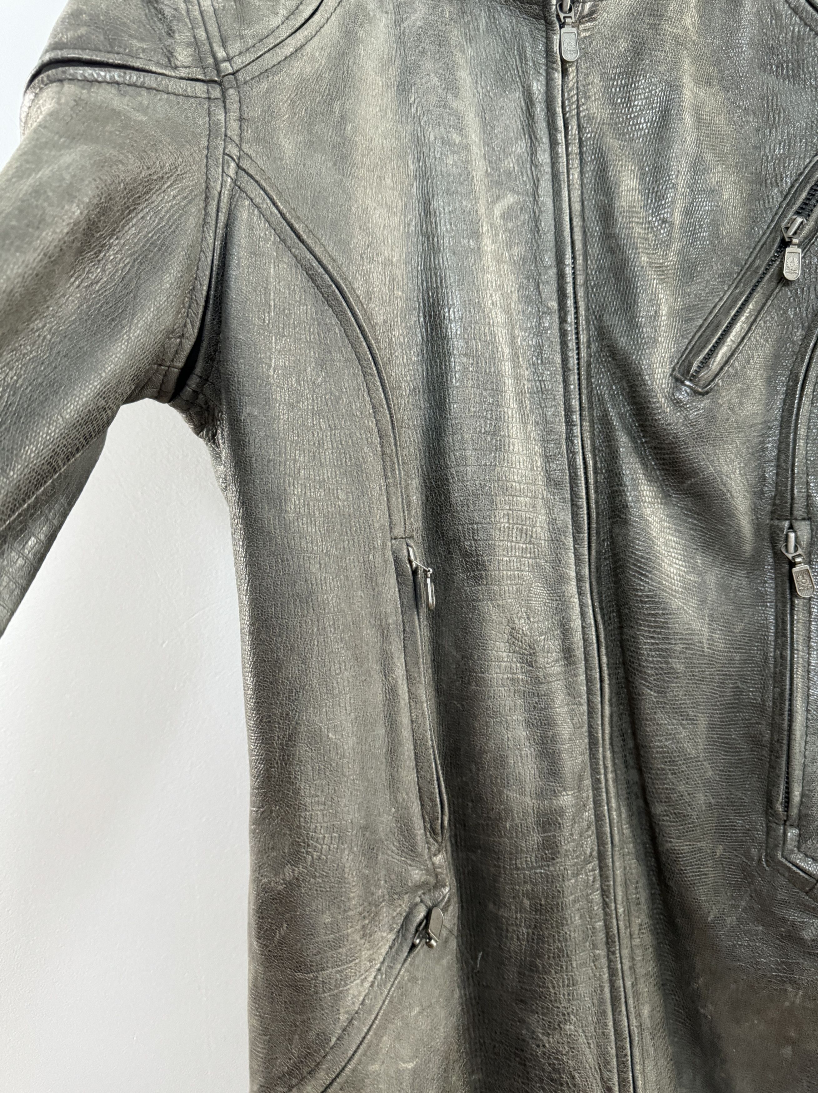 Belstaff Belstaff Leather Jacket Multipocket Gray Motorcycle Size 42 Size M / US 6-8 / IT 42-44 - 5 Thumbnail