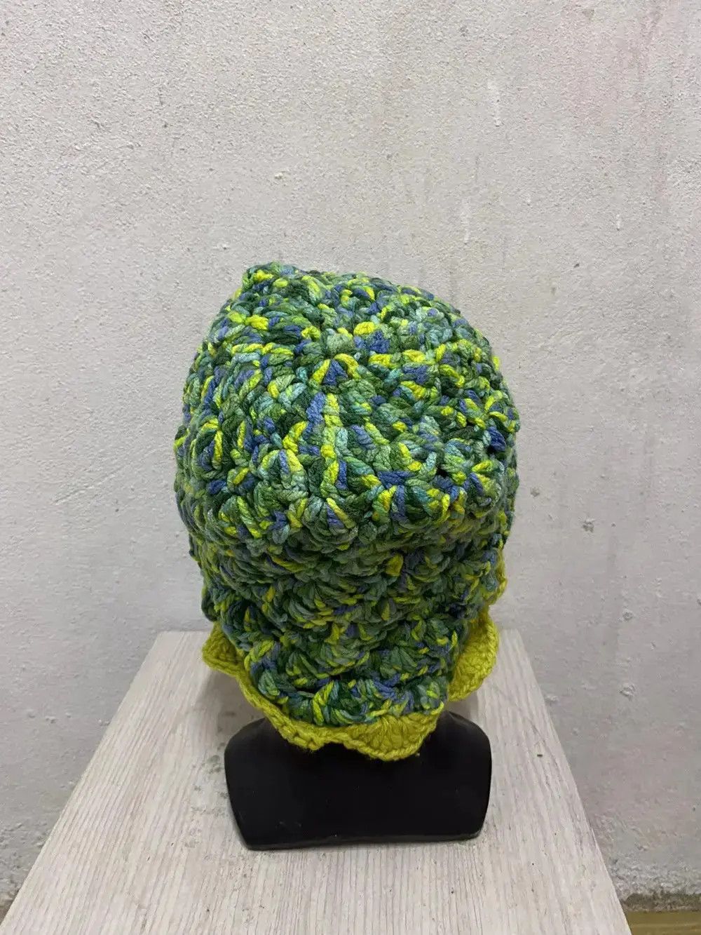 Japanese Brand Rare Design Crochet Beanie Hat Size ONE SIZE - 4 Thumbnail