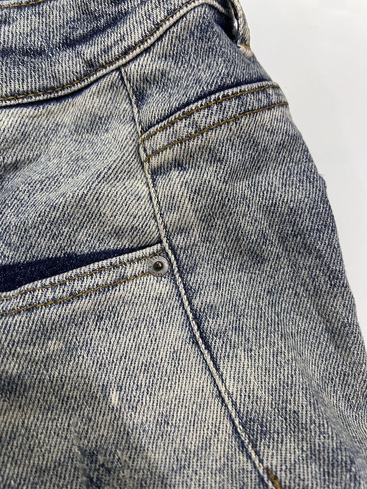 Japanese Brand × Vintage Vintage Japanese DSQ2 Punk Patchwork Style Denim Size US 28 / EU 44 - 14 Thumbnail