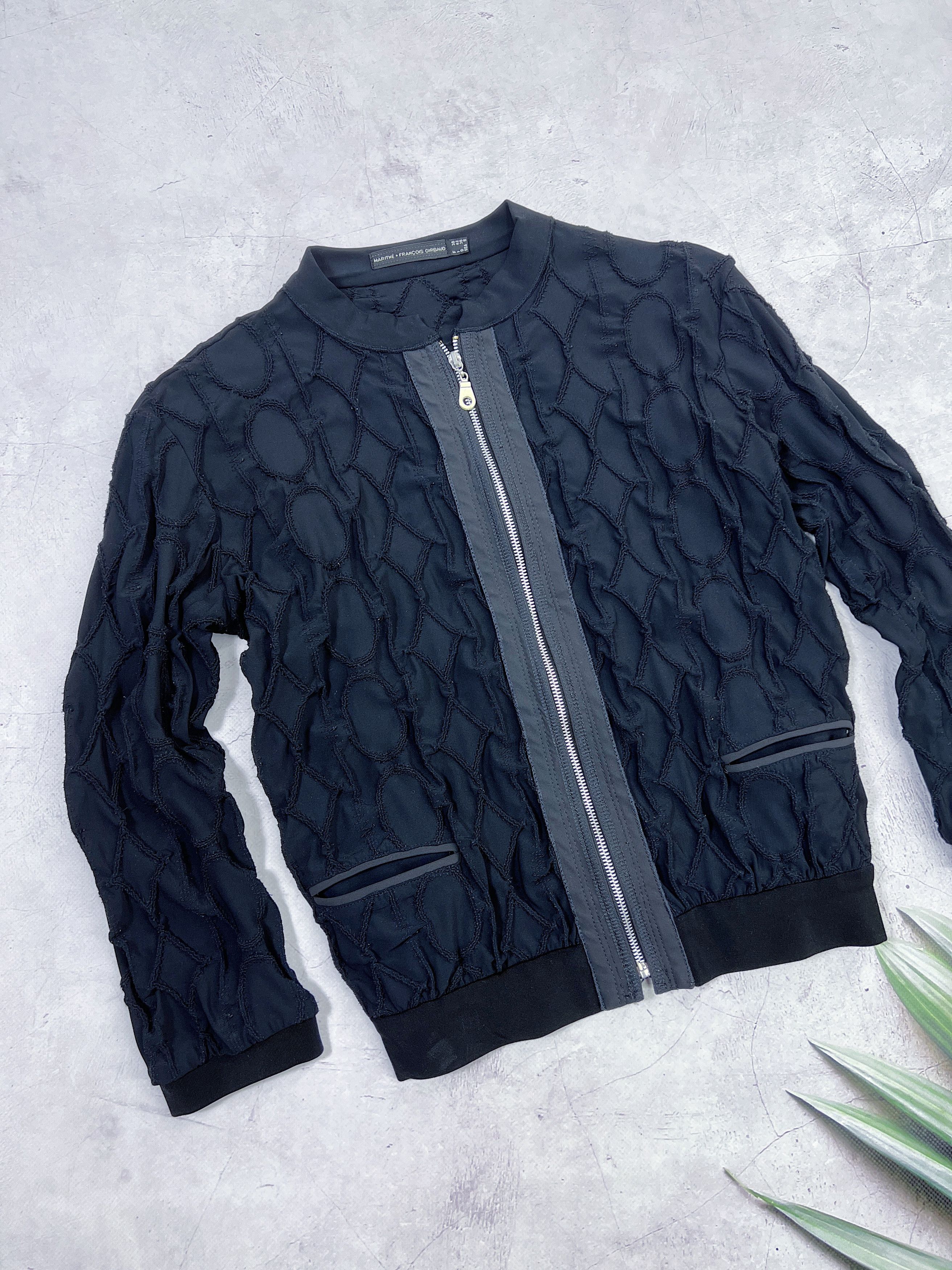 Designer × Marithe + Francois Girbaud Marithe Francois Girbaud Bomber Jacket Women Ladies Size S / US 4 / IT 40 - 5 Thumbnail