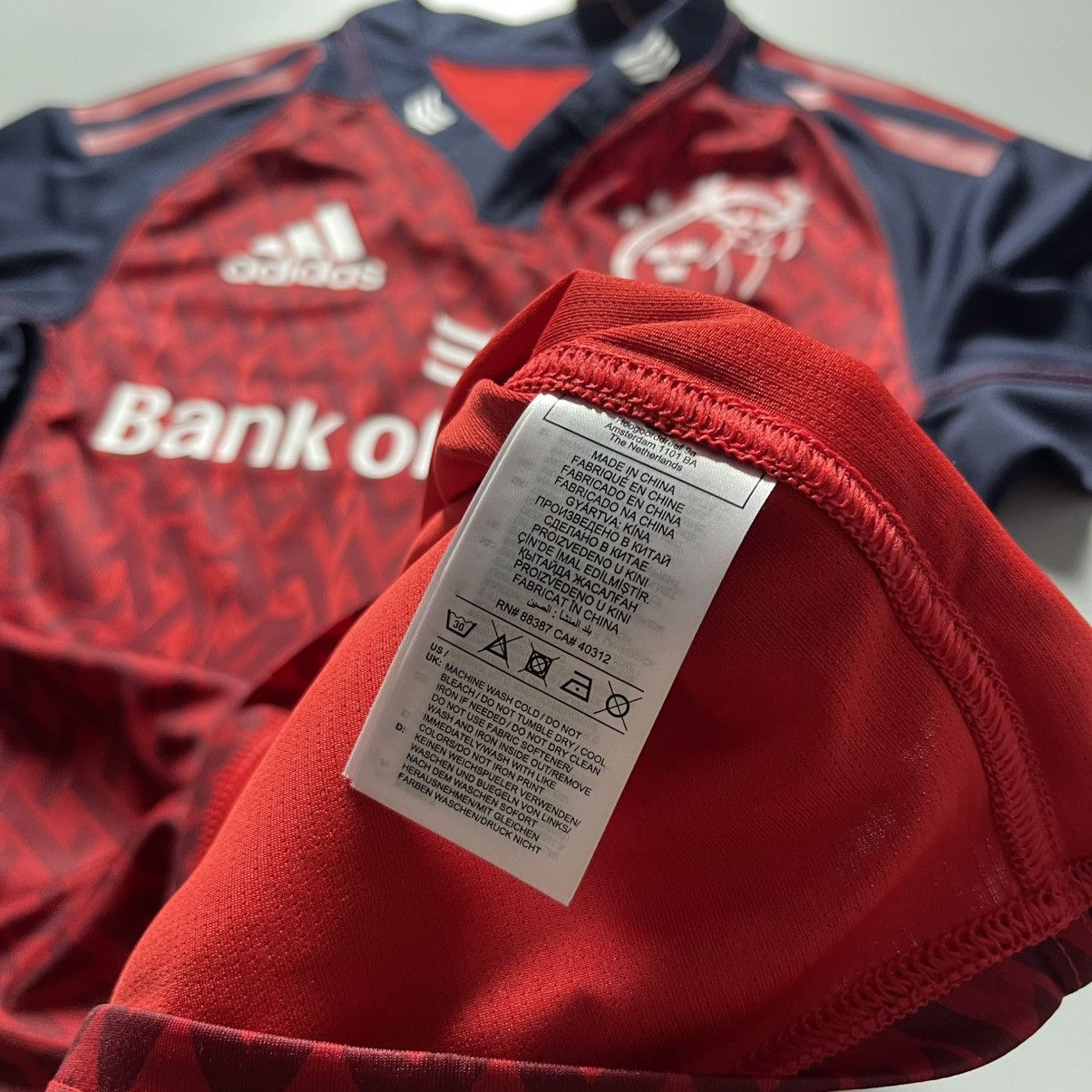 Adidas × Vintage NWT MUNSTER RUGBY ADIDAS 2022/2023 PLAYER ISSUE JERSEY Size US M / EU 48-50 / 2 - 11 Thumbnail