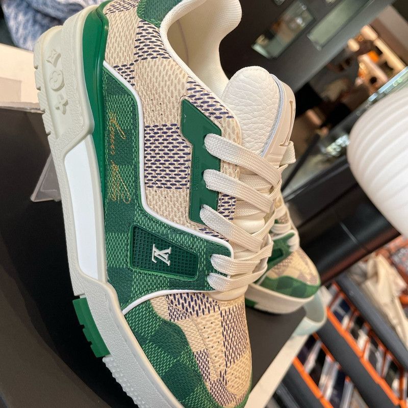 Louis Vuitton Louis Vuitton Colorful Leather Low-Top Sneakers -2508 Size US 6.5 / EU 39-40 - 5 Thumbnail