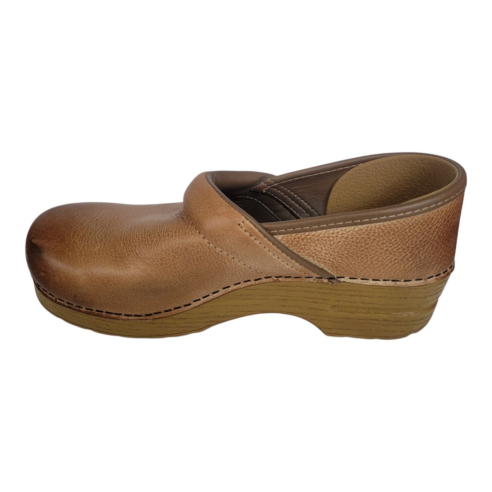 Dansko Dansko Professional Honey Distressed Leather Slide Size 40W Size US 9.5 / IT 39.5 - 3 Thumbnail