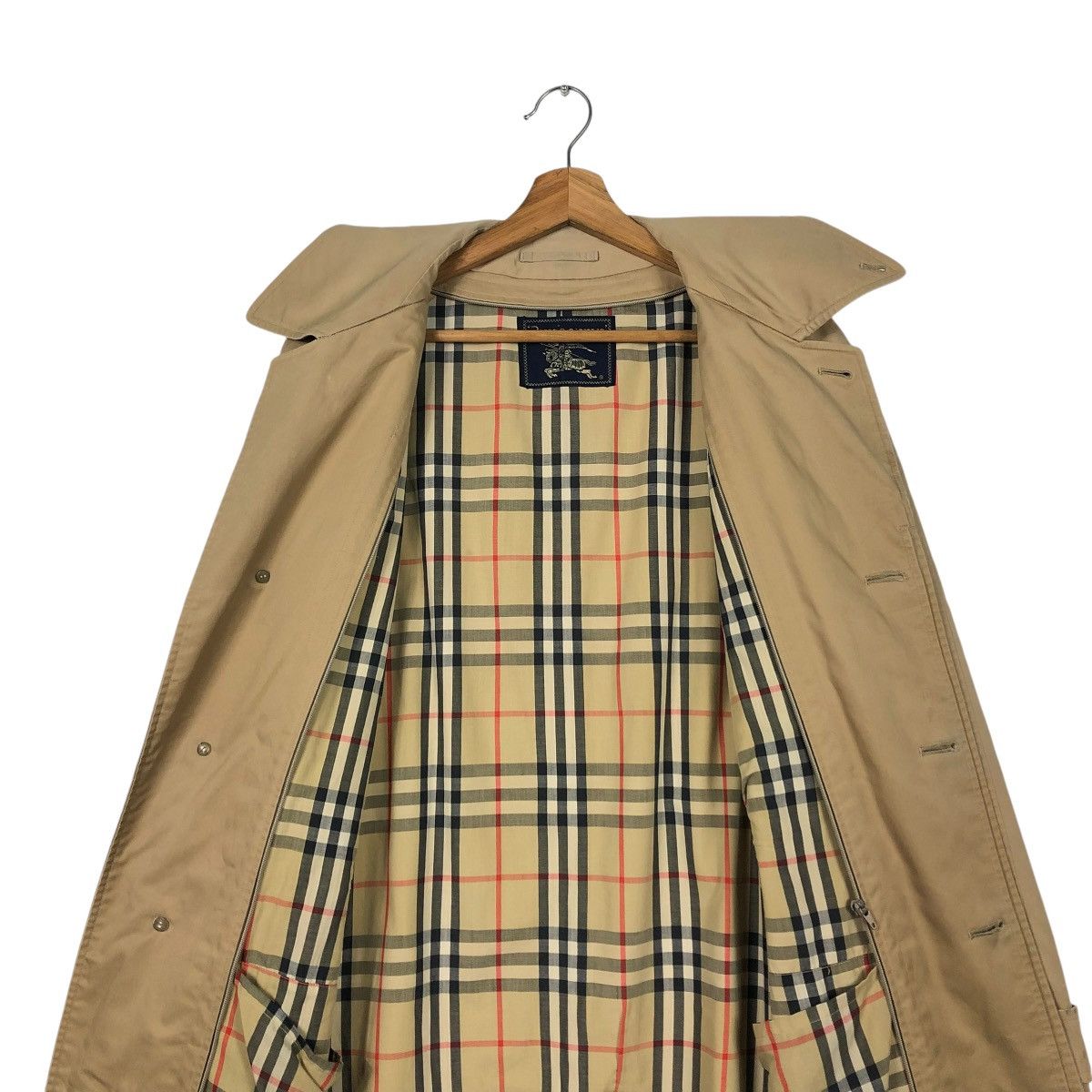 Burberry × Vintage 🔥VINTAGE LONG JACKET BURBERRYS NOVA CHECK BLANKET LINING Size US M / EU 48-50 / 2 - 15 Thumbnail