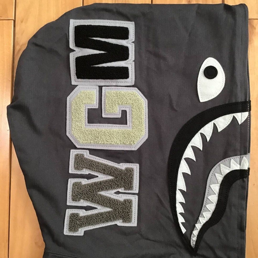 Bape 2012 BAPE Herringbone shark full zip hoodie a bathing ape Size US M / EU 48-50 / 2 - 5 Thumbnail