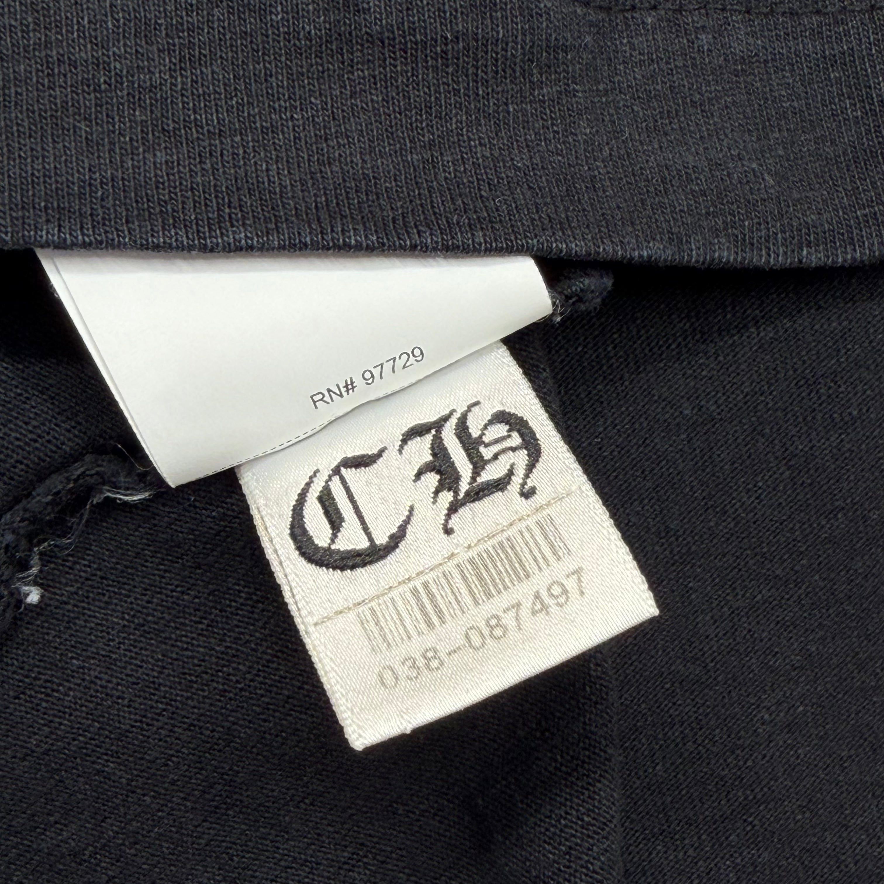 Chrome Hearts Chrome Hearts GRP Y Not Embroidered Black Tee XL Size US XL / EU 56 / 4 - 7 Thumbnail