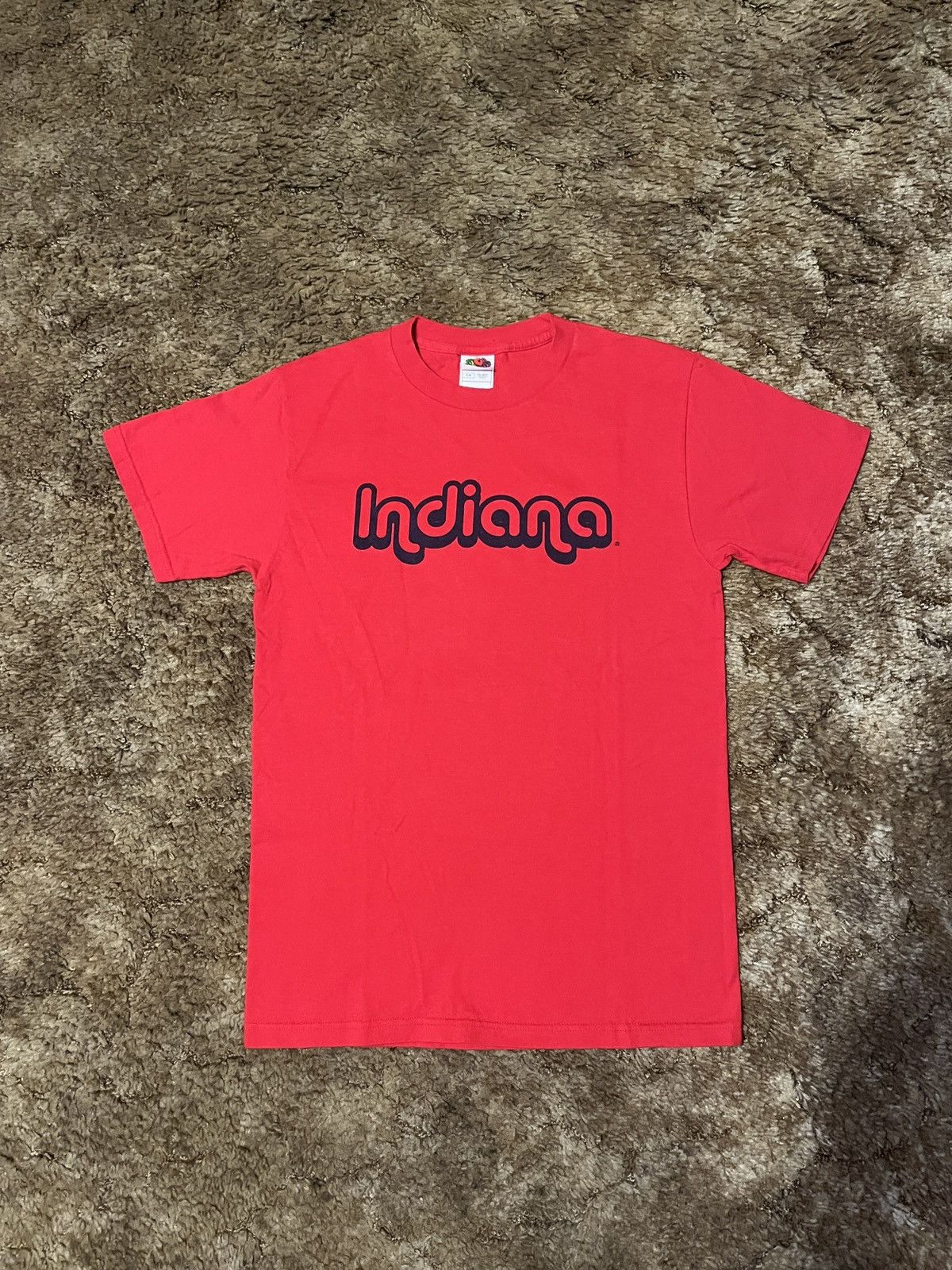 Vintage Vintage Y2K Indiana T-Shirt Red Small Size US S / EU 44-46 / 1 - 1 Thumbnail