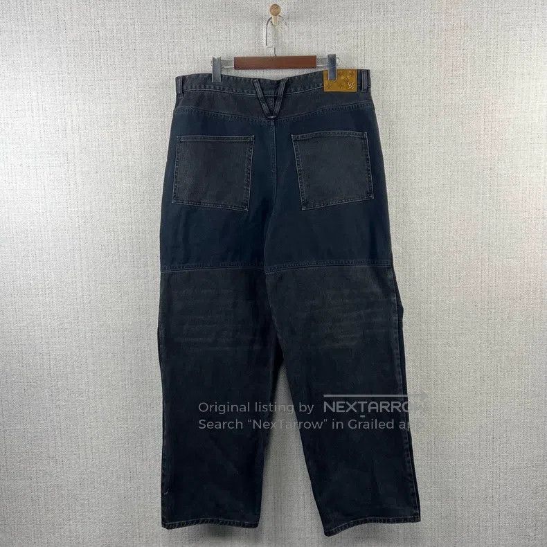 Louis Vuitton Louis Vuitton SS24 monogrammed pocket worn casual jeans Size US 36 / EU 52 - 2 Thumbnail
